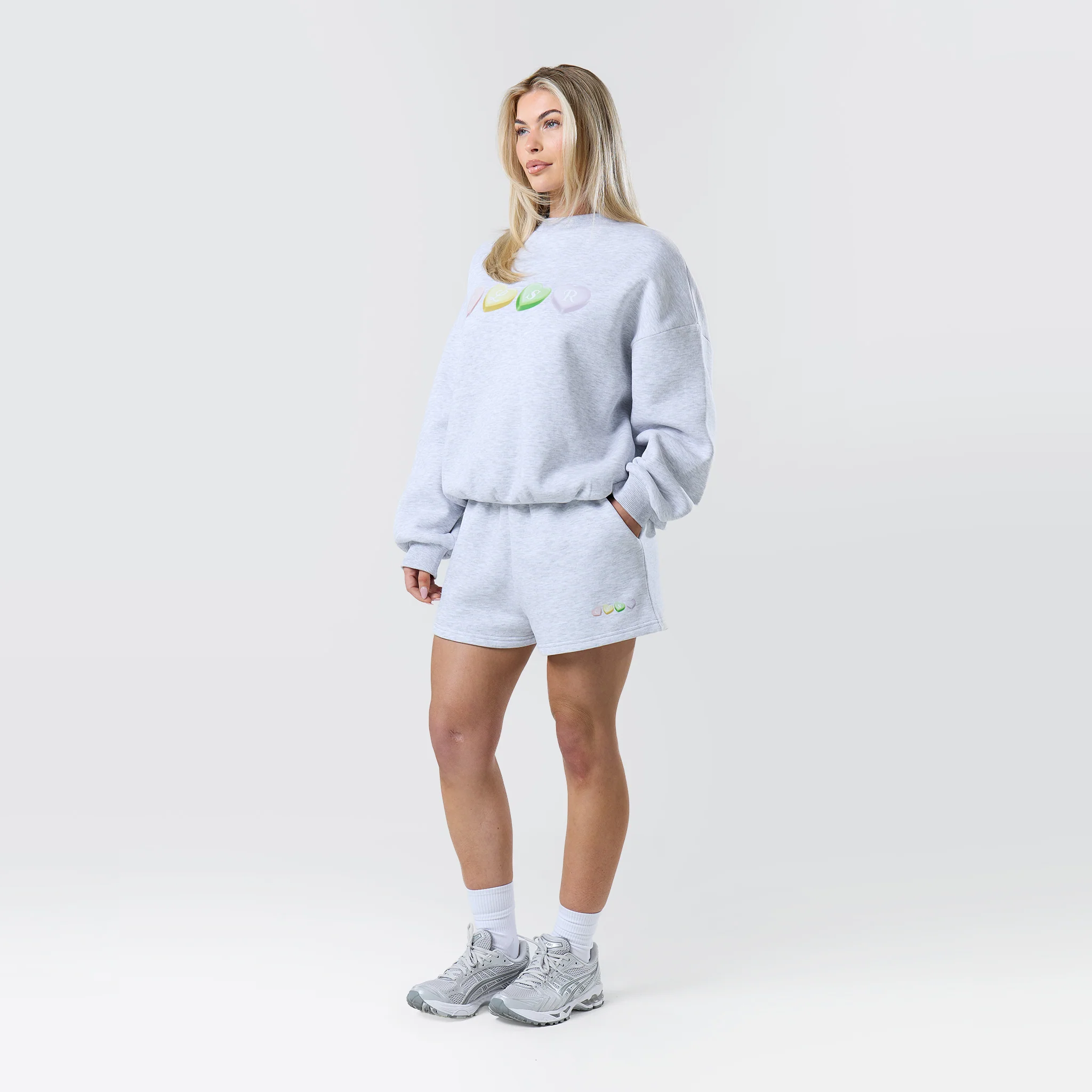 CLSR Sweets Crewneck Twinset | Grey Marl - Image 6