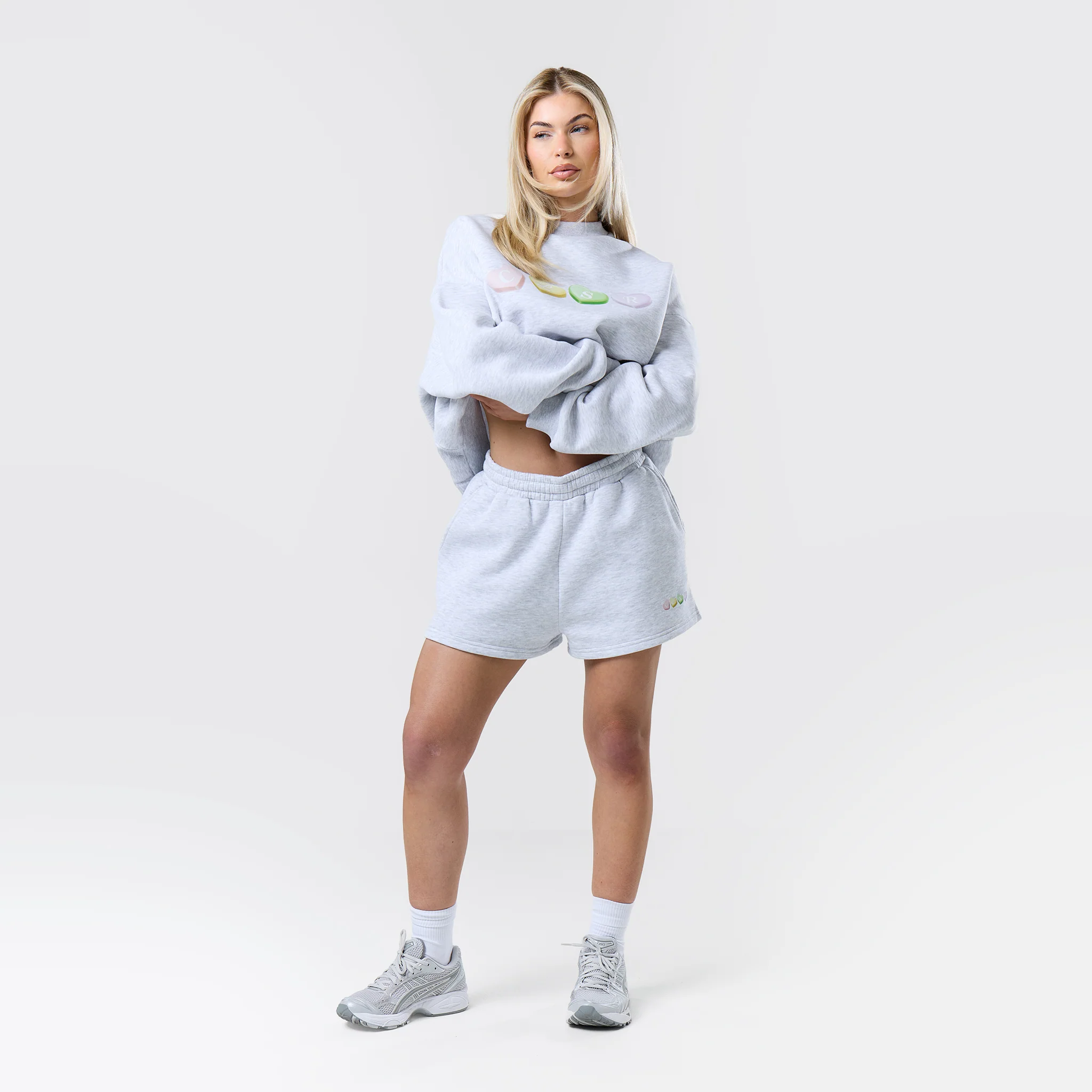 CLSR Sweets Crewneck Twinset | Grey Marl - Image 7