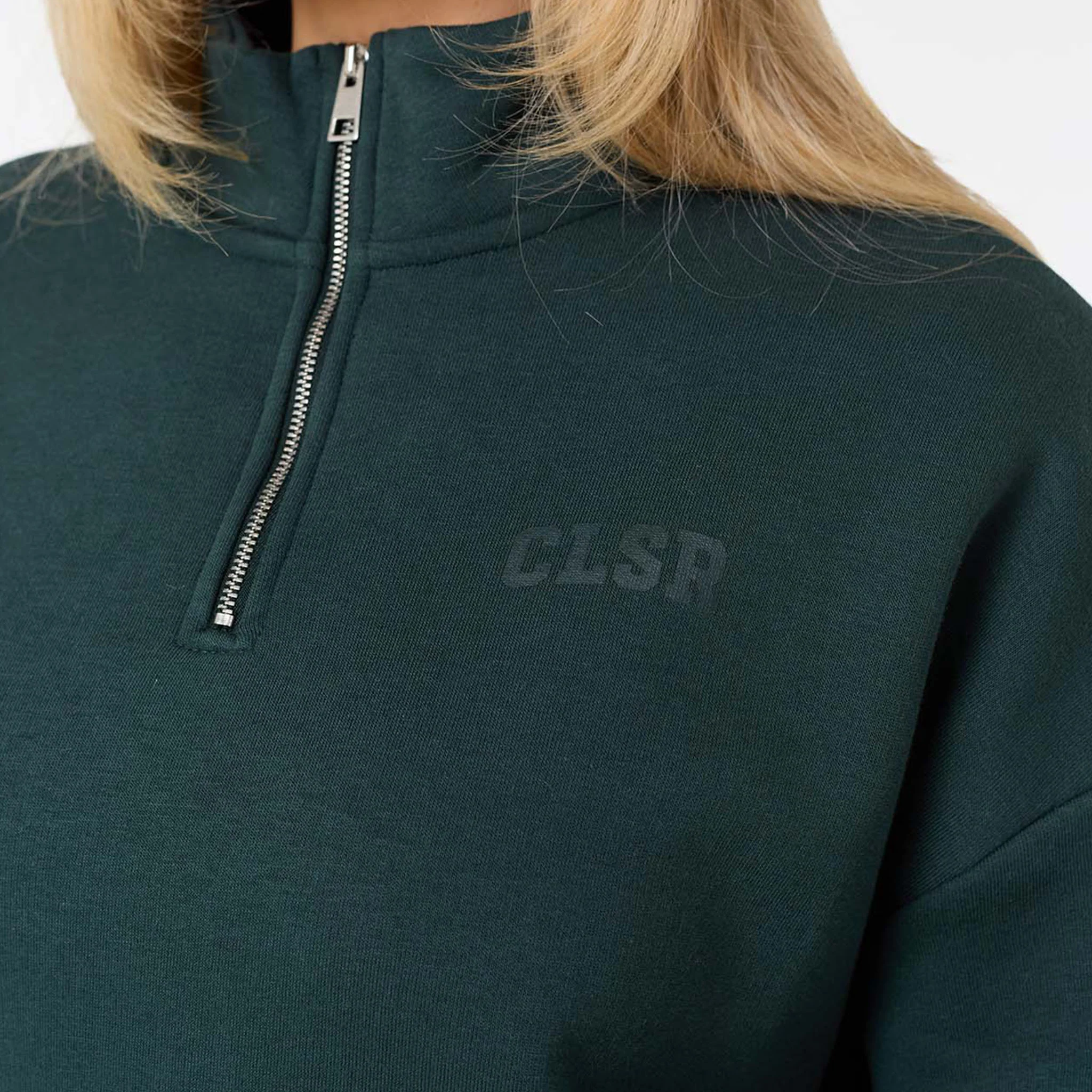 Collegiate 1/4  Zip | Pine Green - Image 5