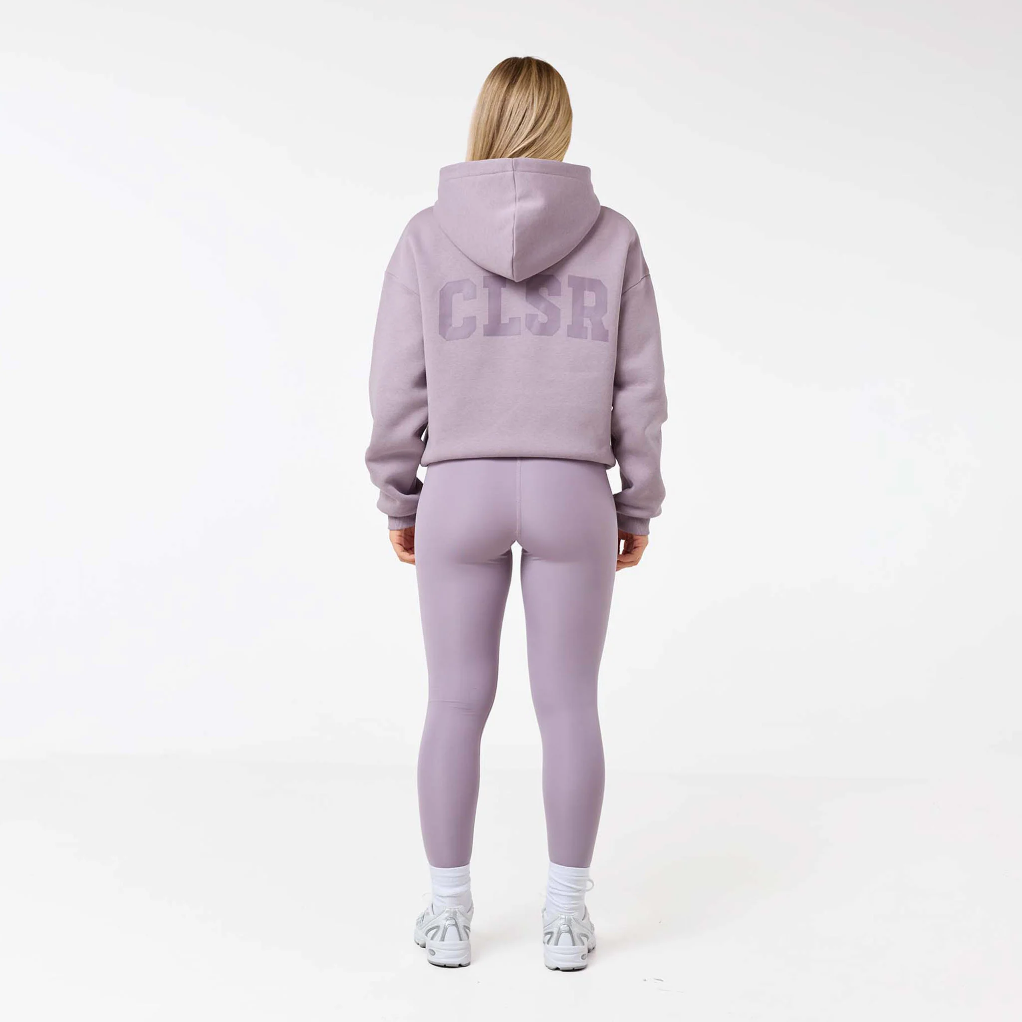 Collegiate Full Zip Hoodie | Dusty Mauve - Image 4