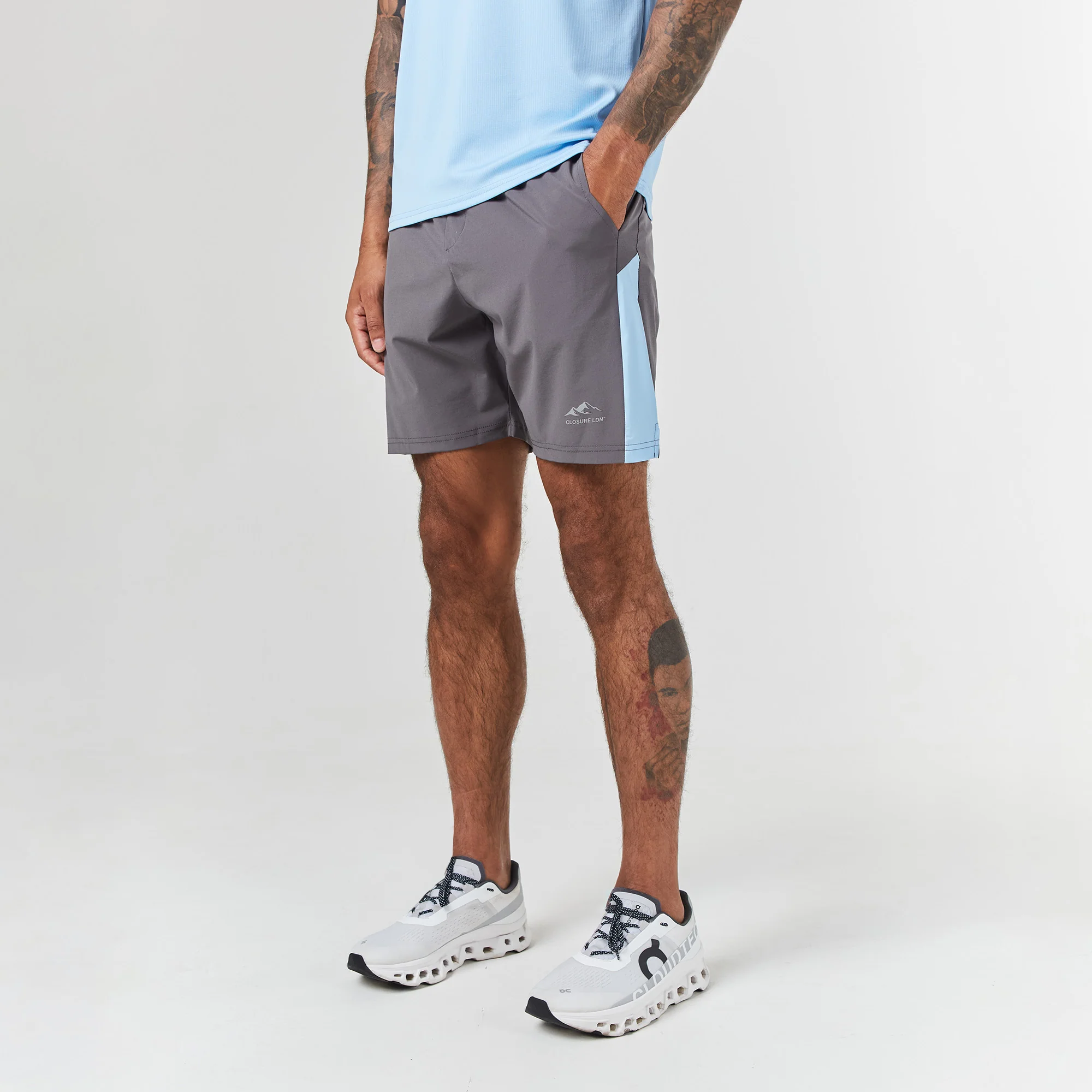 Cut & Sew Training Twinset | Light Blue - Image 4