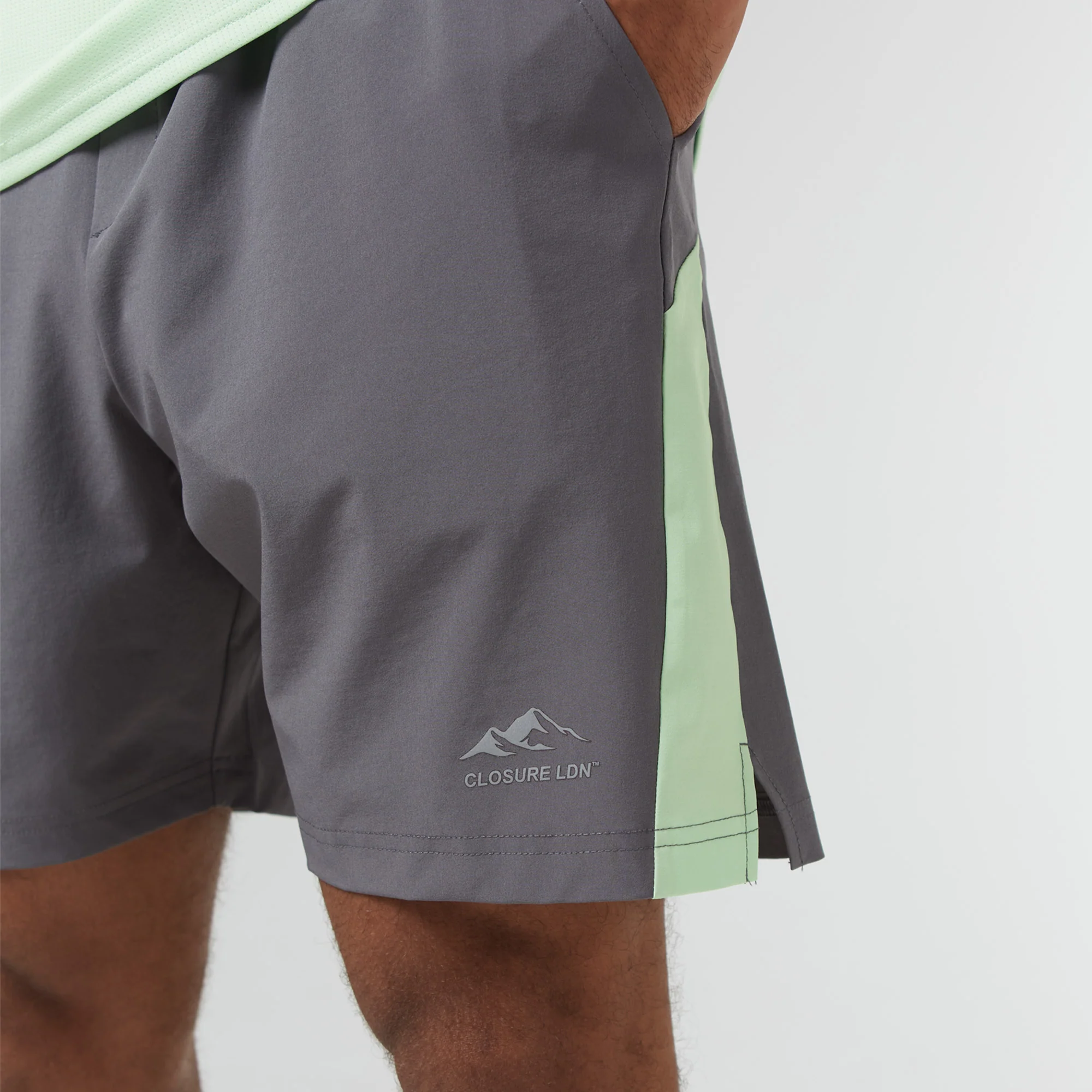 Cut & Sew Training Twinset | Lime/Charcoal - Image 6