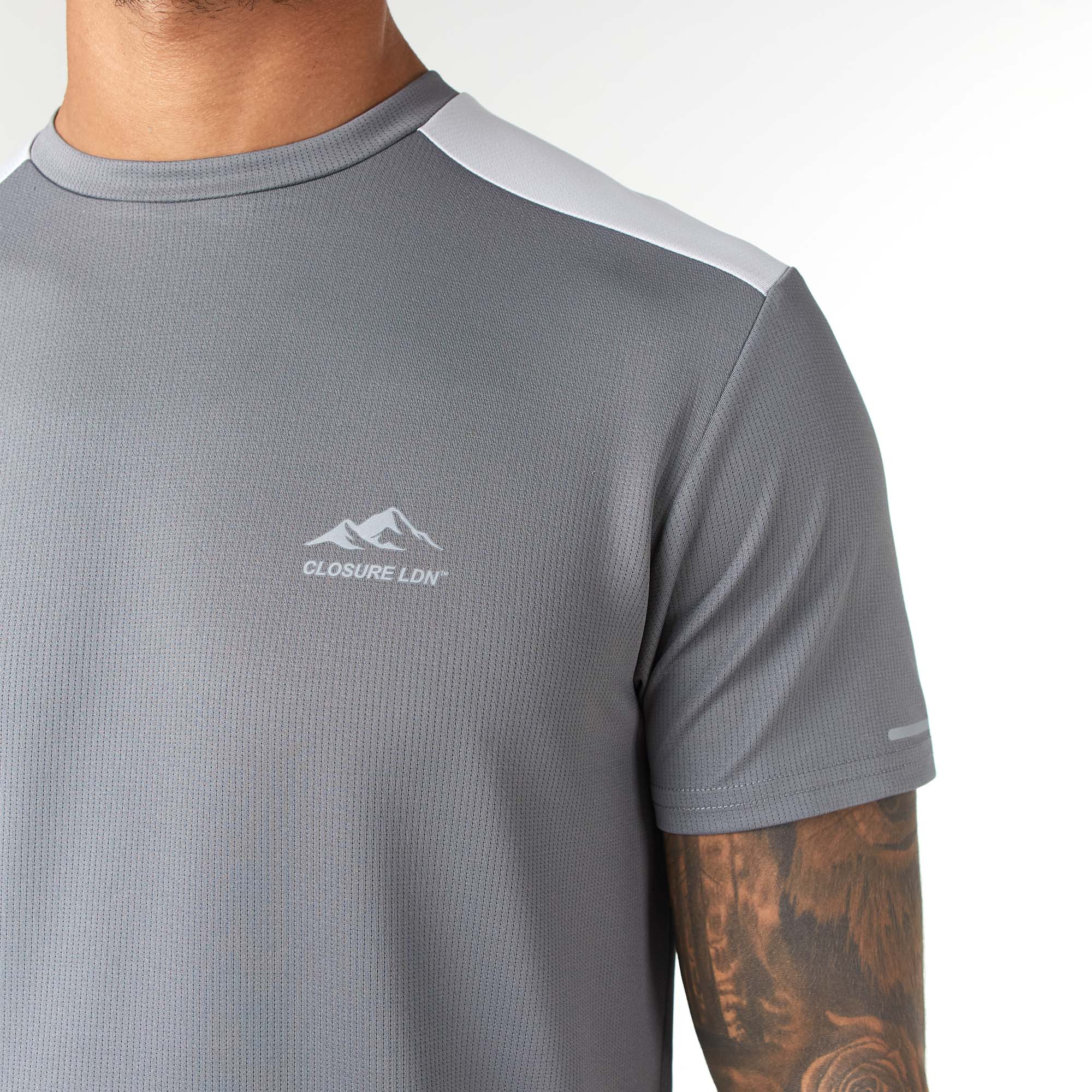 Cut & Sew Training Twinset | Mid Grey - Image 5