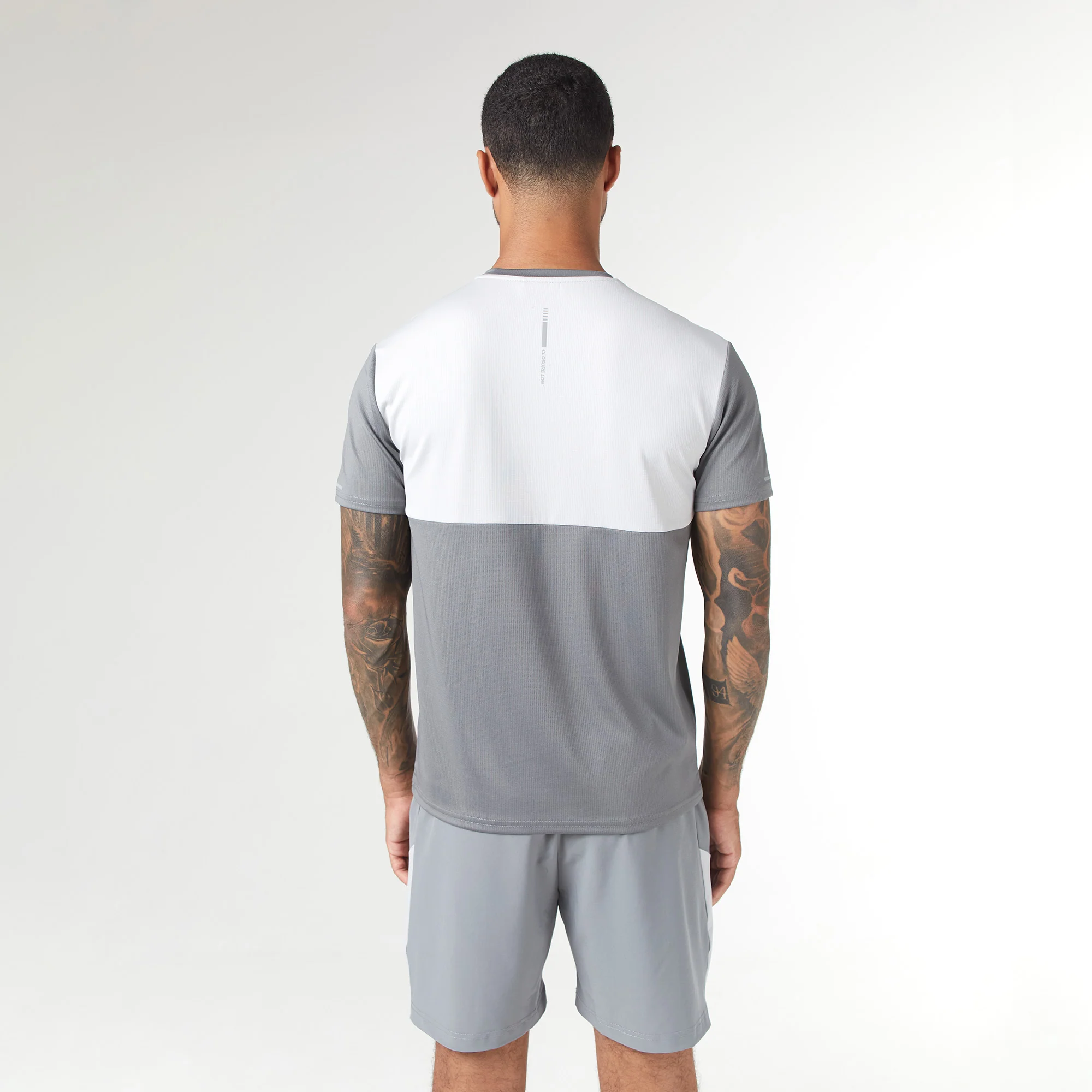 Cut & Sew Training Twinset | Mid Grey - Image 8