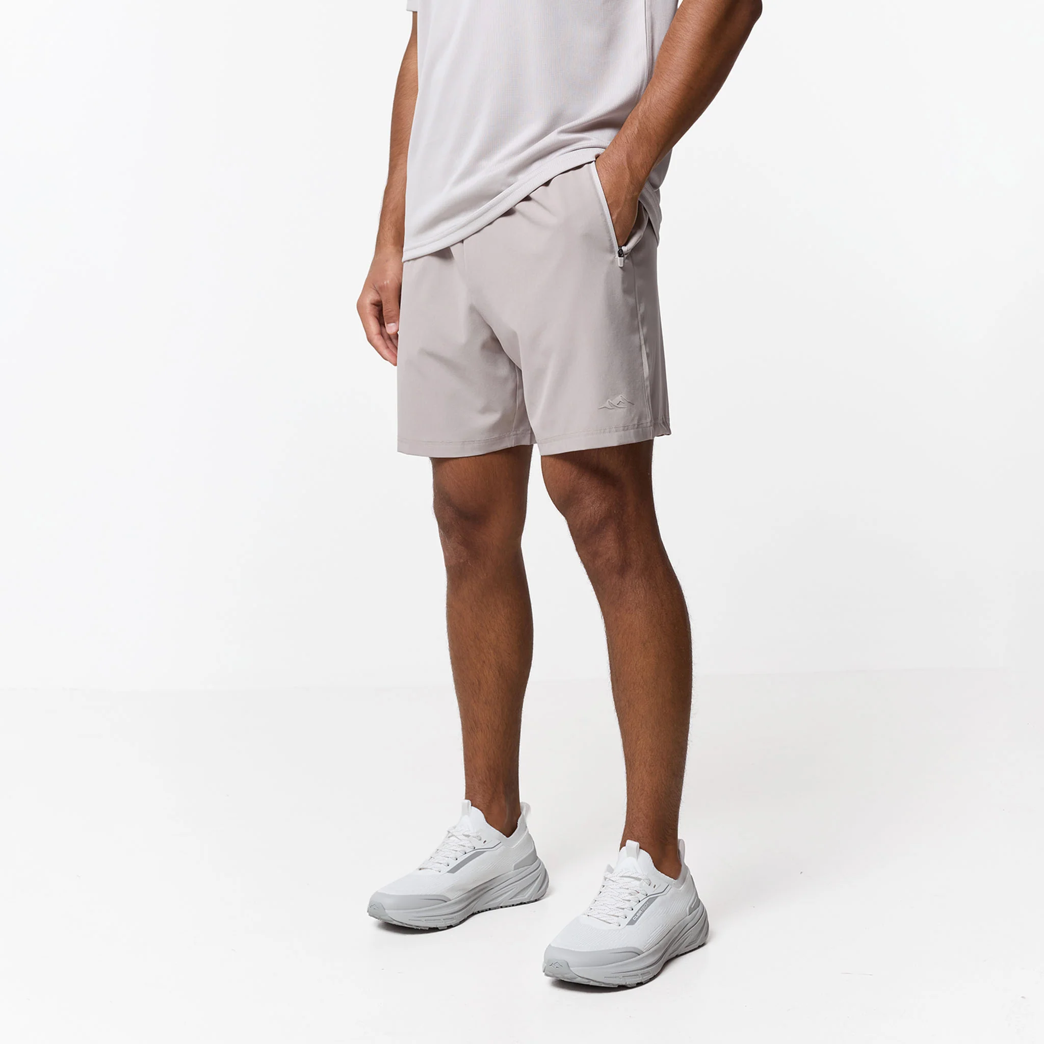 Colourblock/Pace Training Twinset Duo | Khaki/Fossil - Image 17