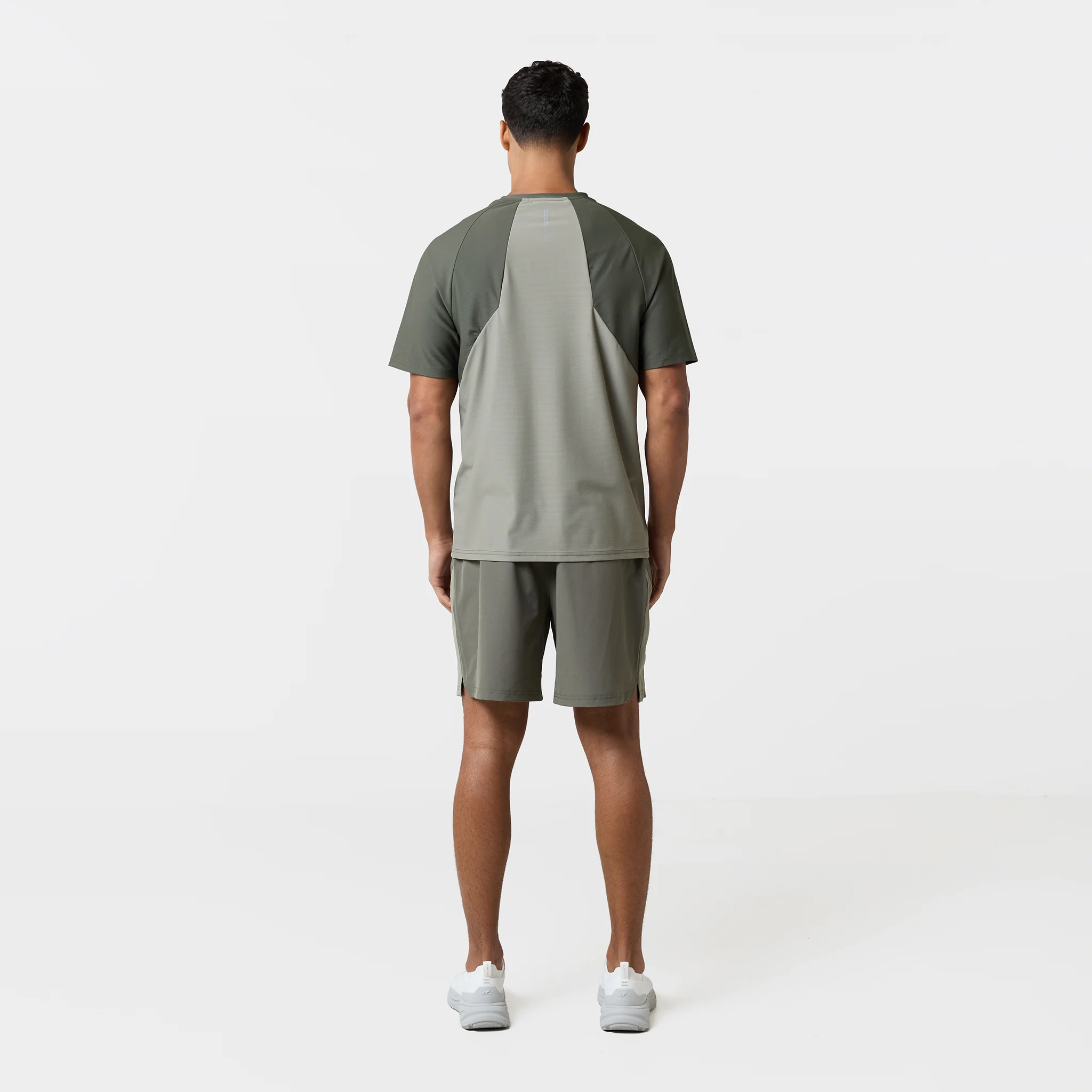 Colourblock/Pace Training Twinset Duo | Khaki/Fossil - Image 6