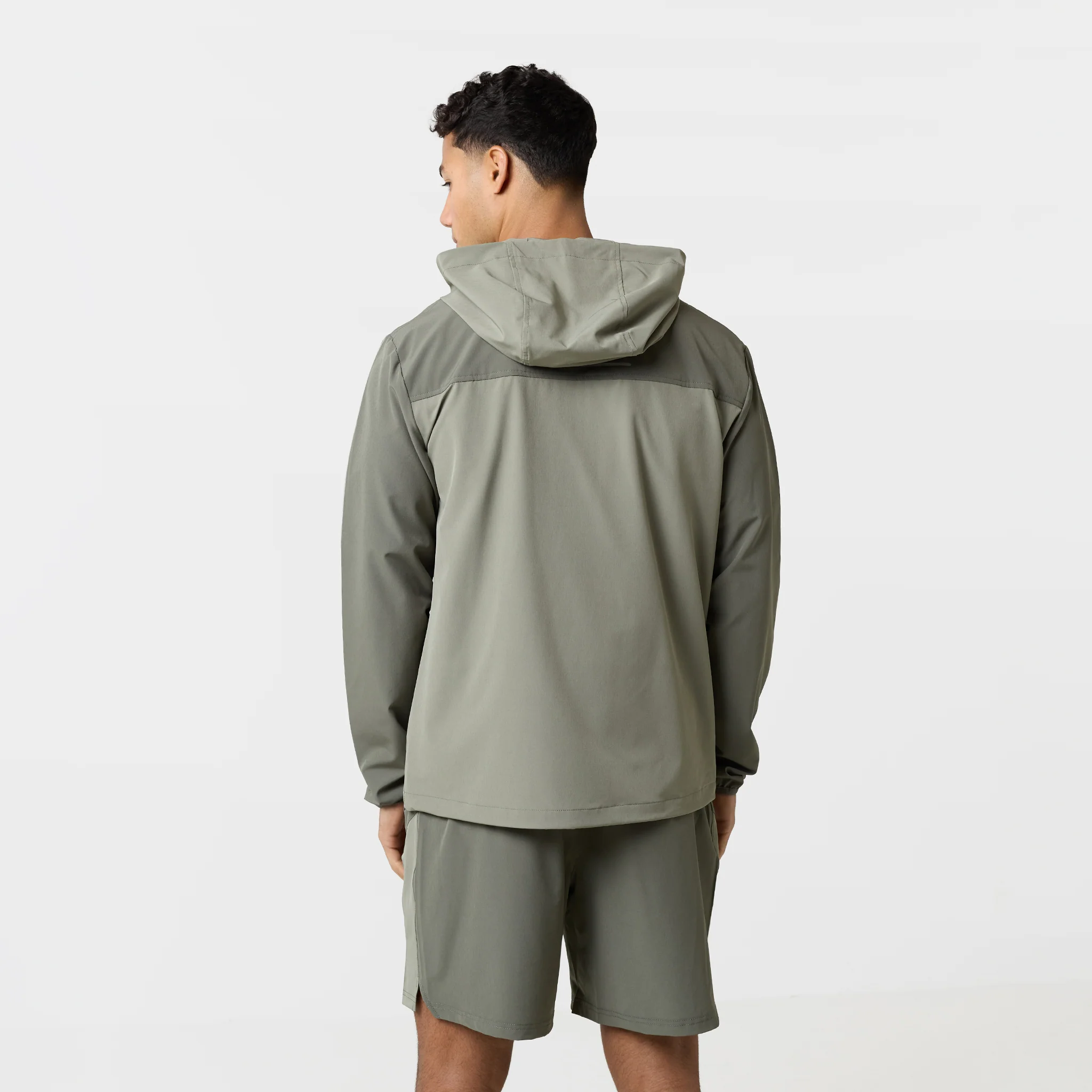Colourblock Training Jacket Tri-Set | Khaki - Image 18