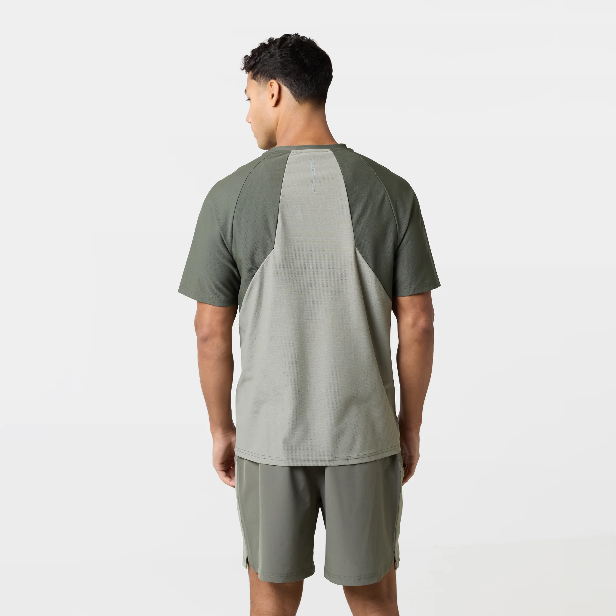 Colourblock Training Twinset | Khaki - Image 10