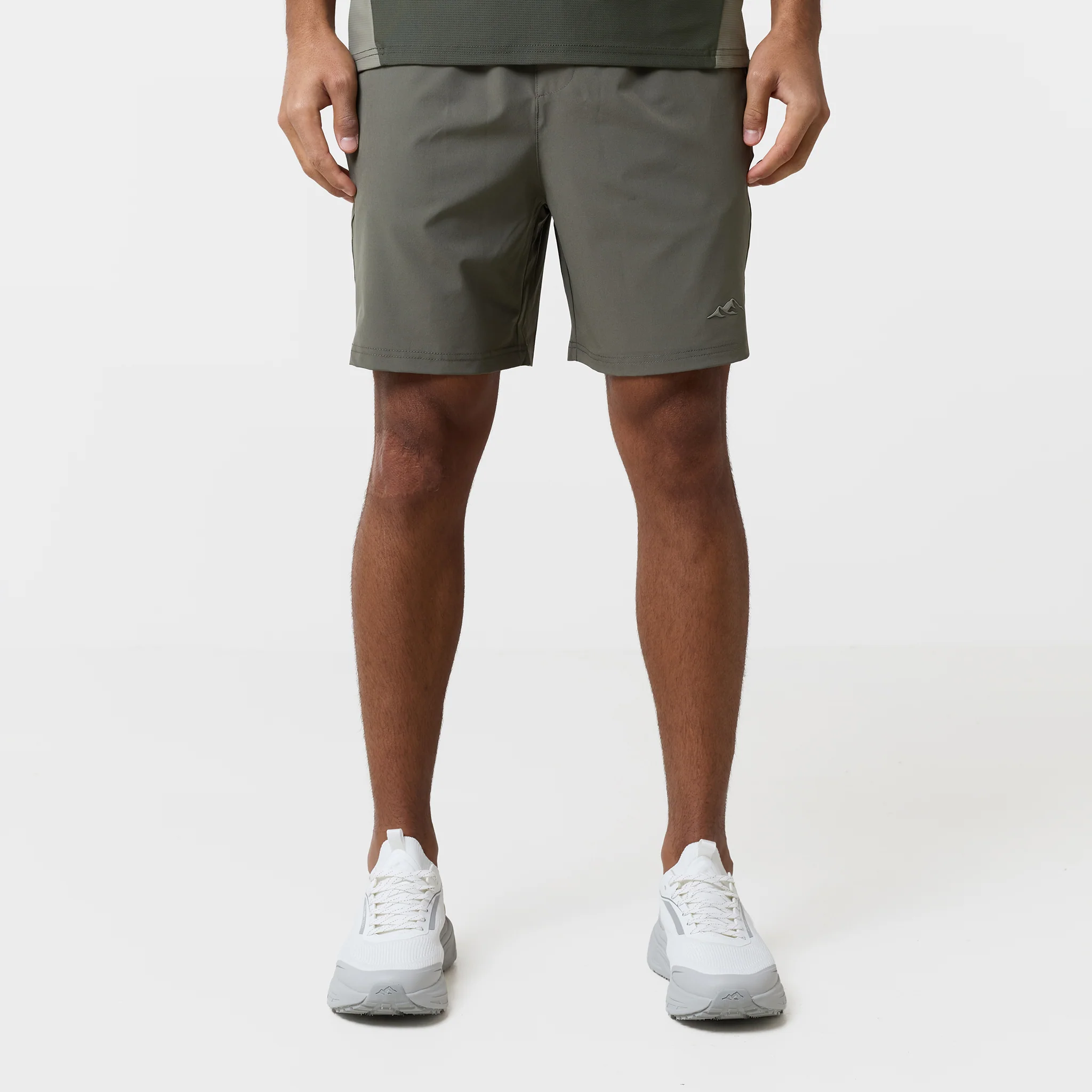 Colourblock Training Twinset | Khaki - Image 6
