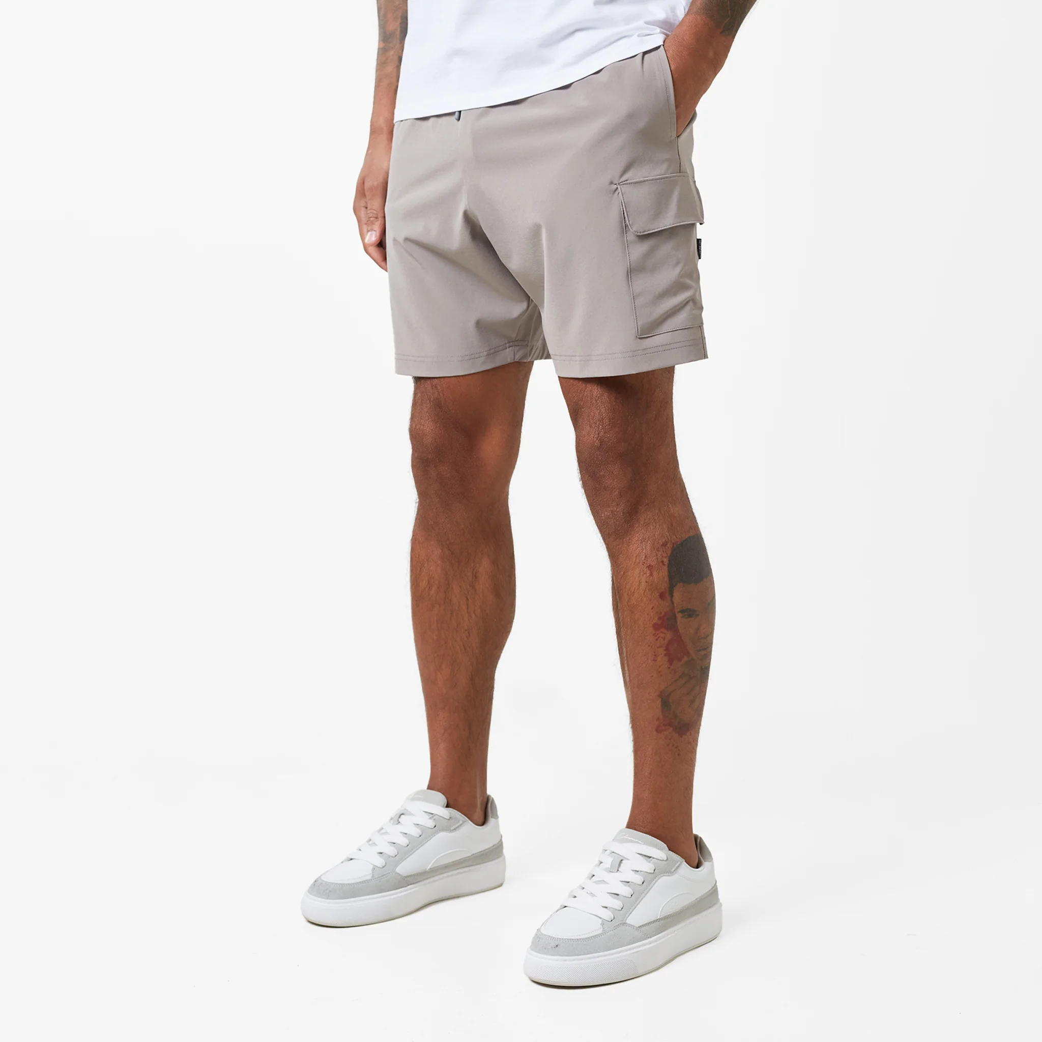 Tech Pocket Twinset | White/Stone - Image 5