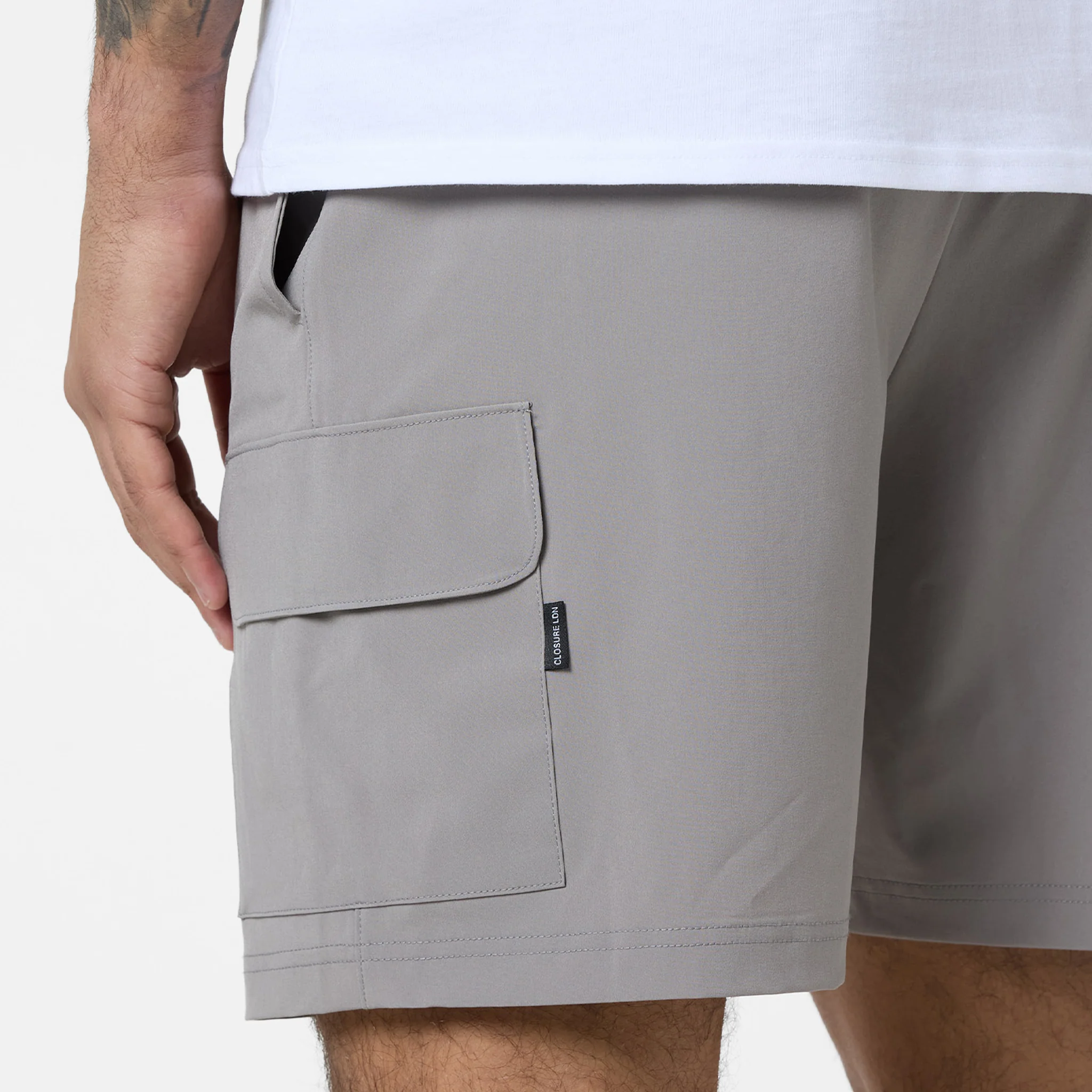 Tech Pocket Twinset | White/Stone - Image 6