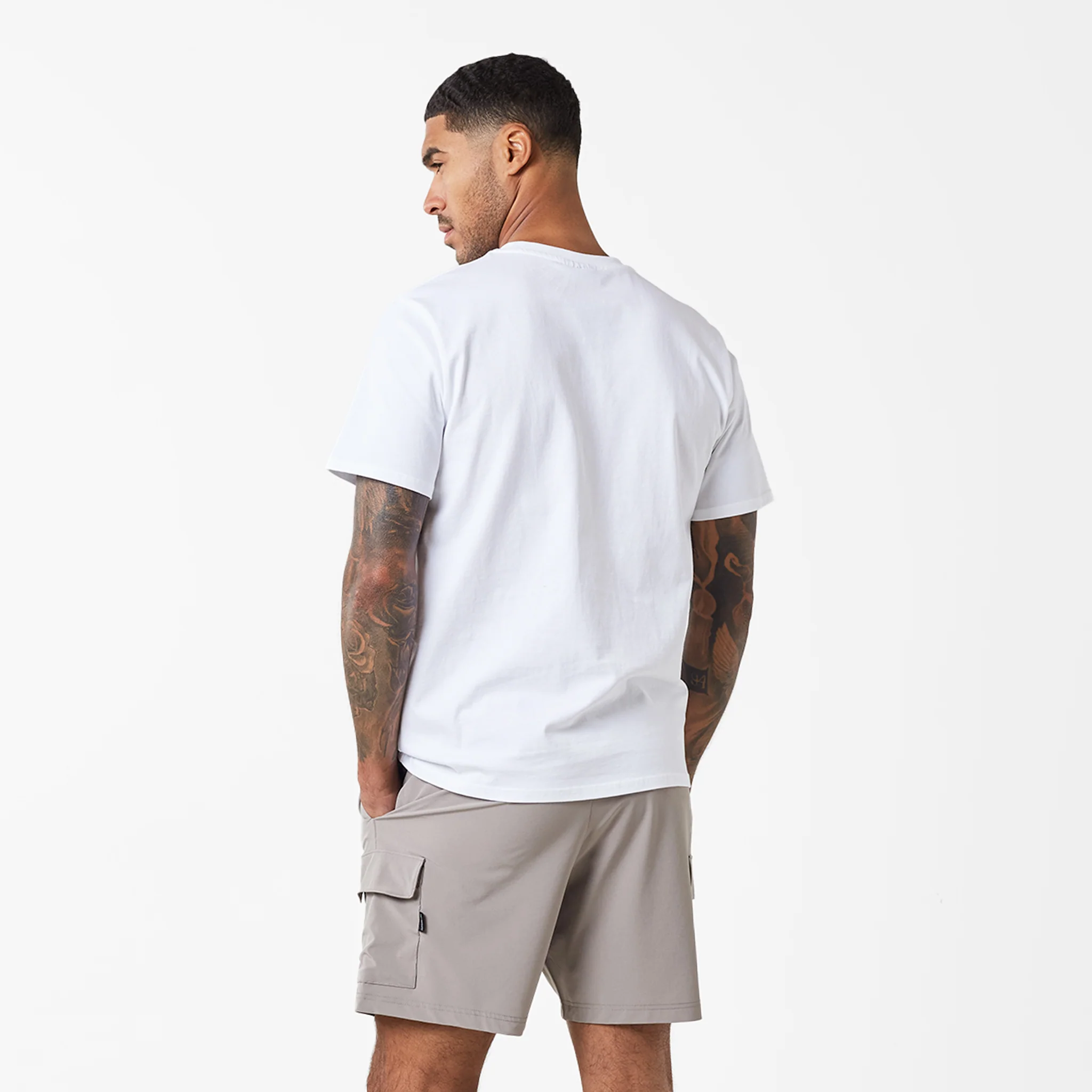 Tech Pocket Twinset | White/Stone - Image 9