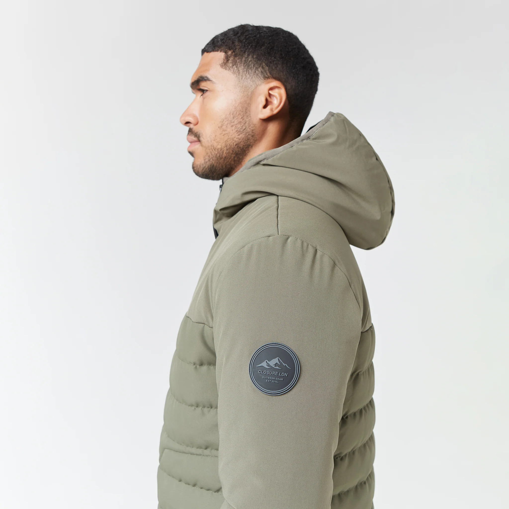 Contrast Soft Shell Jacket | Washed Khaki - Image 5