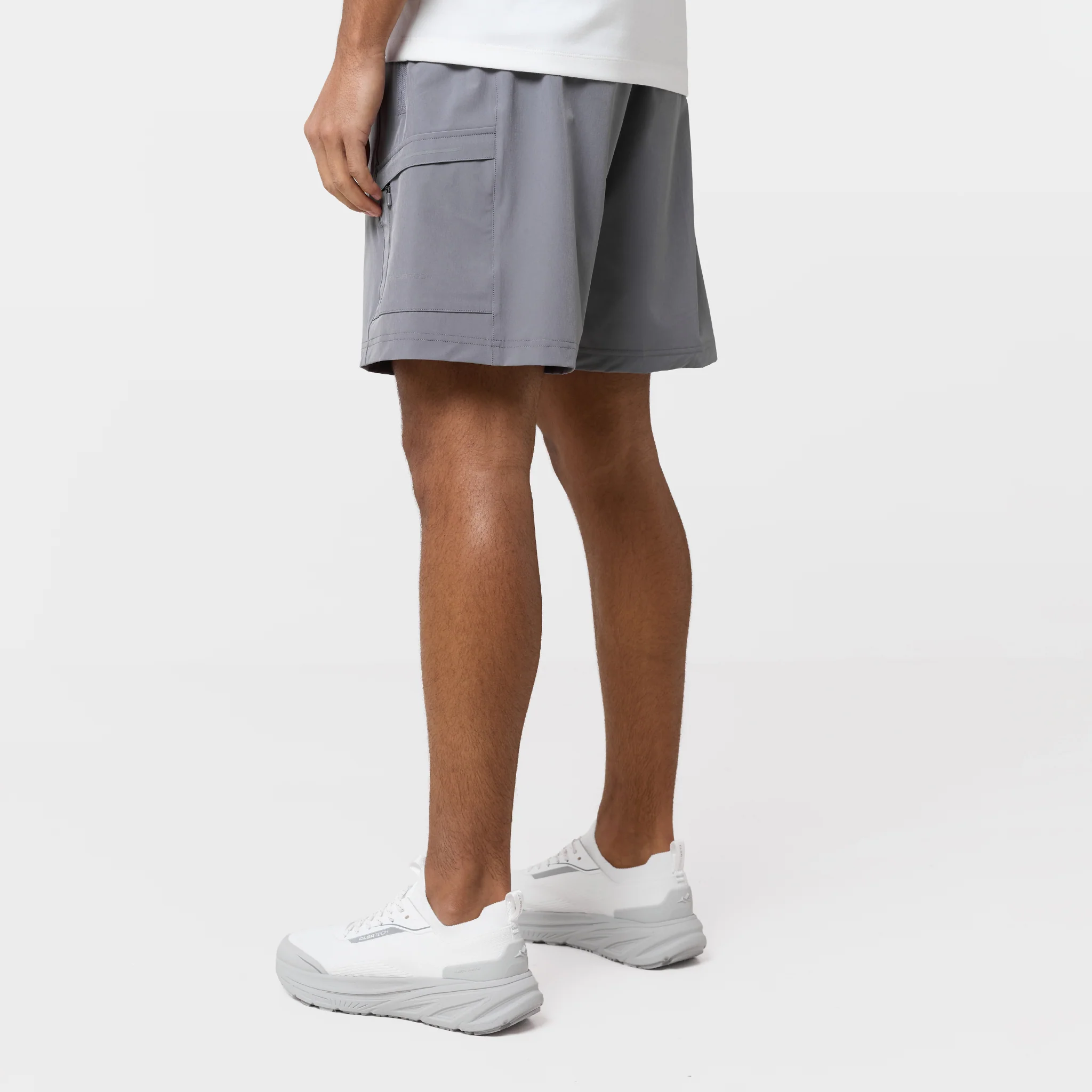Contrast Tech Windbreaker Twinset | Iron Grey/Mint - Image 9