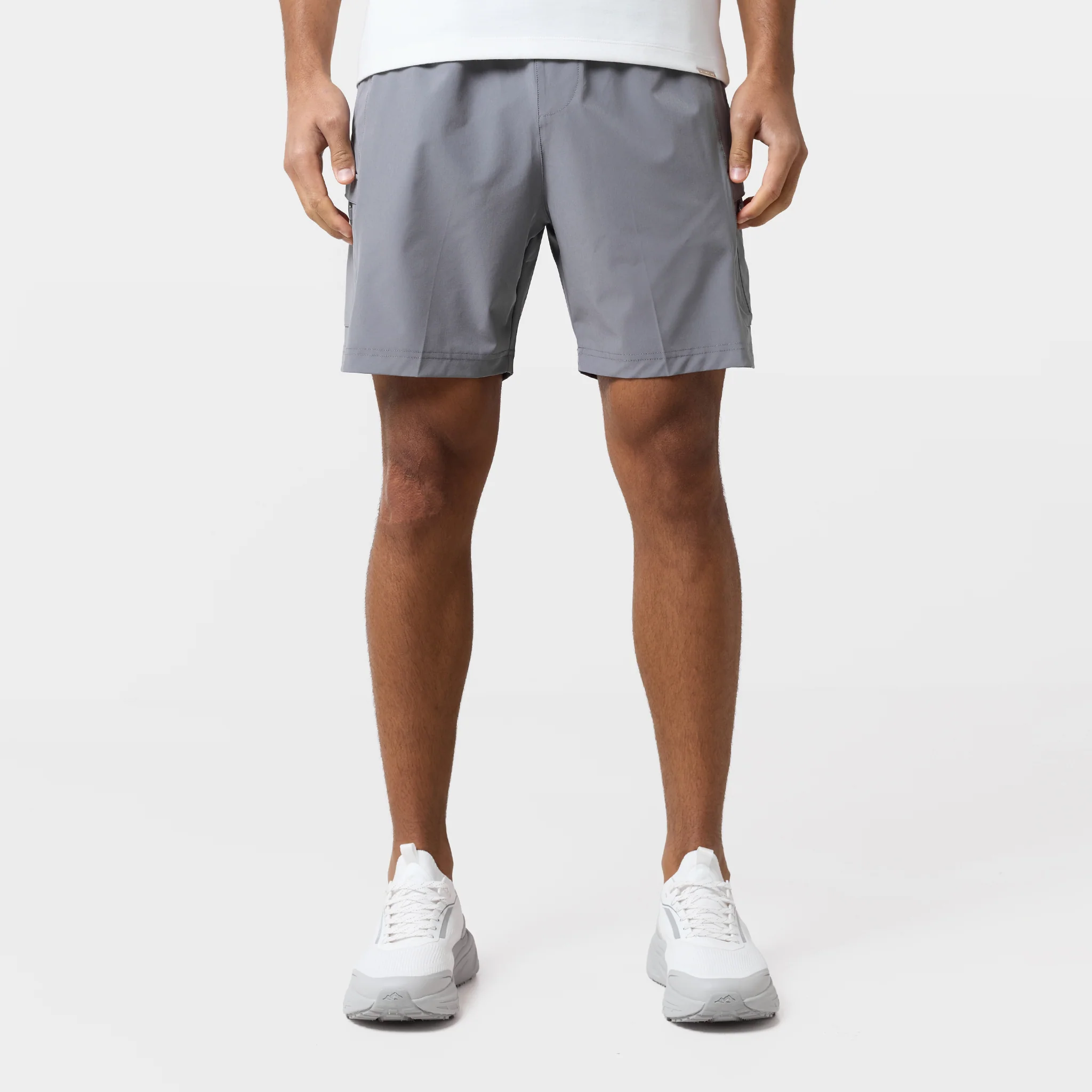 Contrast Tech Windbreaker Twinset | Iron Grey/University Blue - Image 9