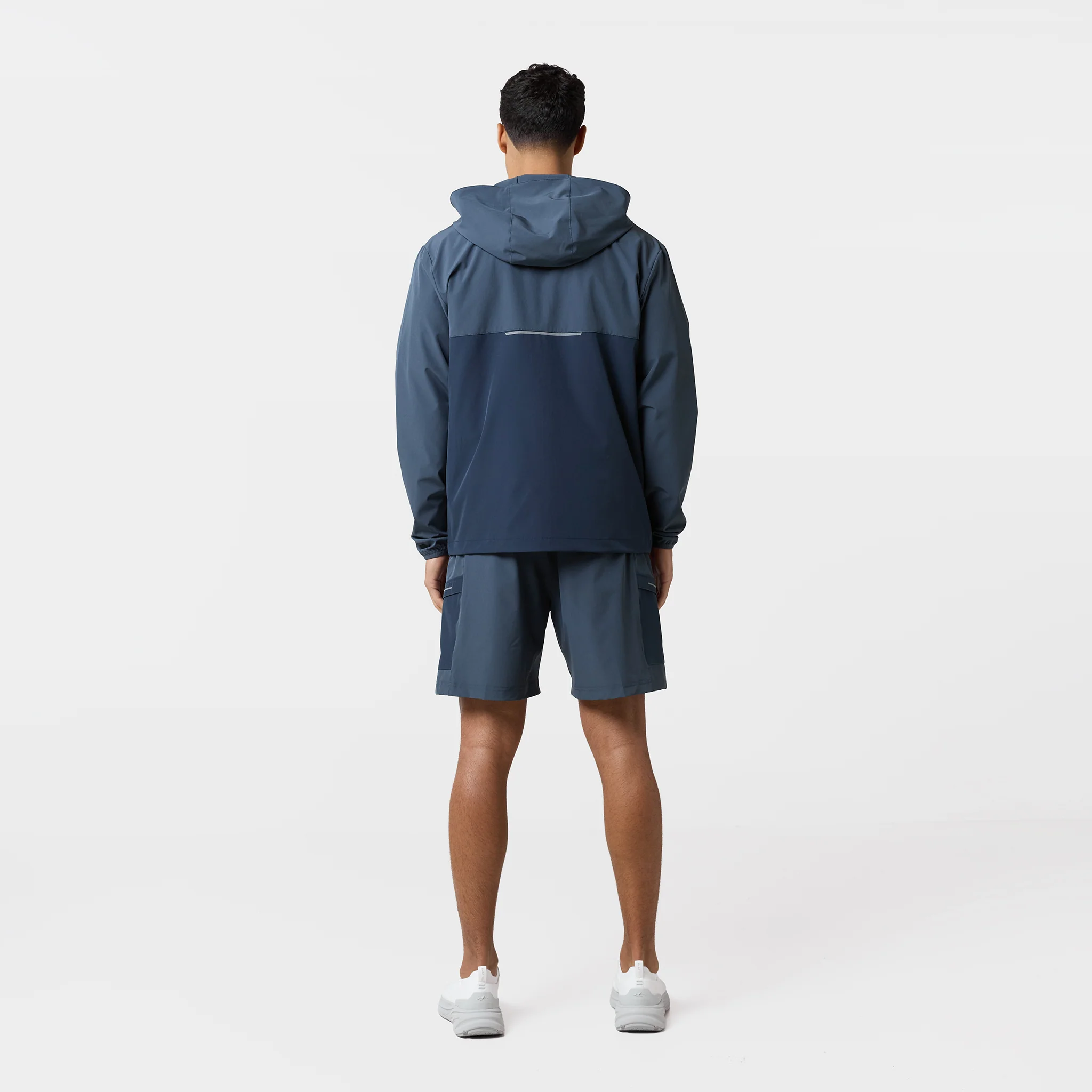 Contrast Tech Windbreaker Twinset | Navy/Blue - Image 11