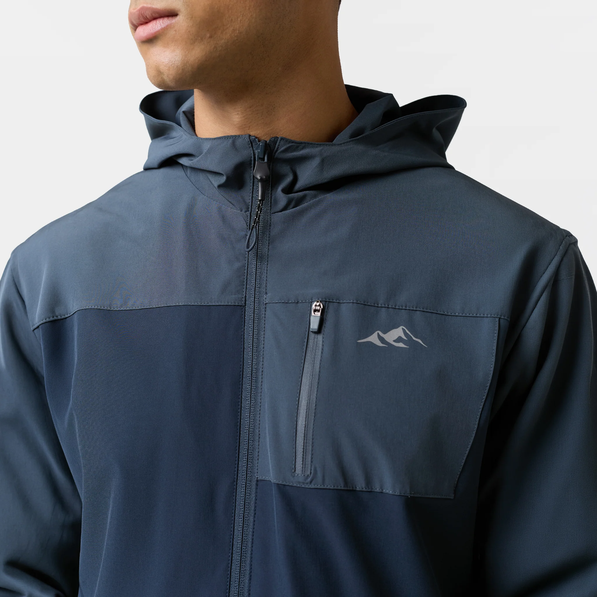 Contrast Tech Windbreaker Twinset | Navy/Blue - Image 4