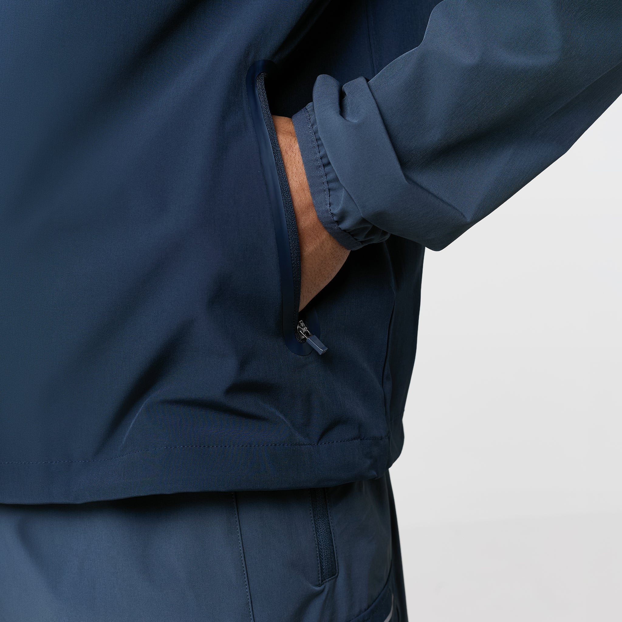 Contrast Tech Windbreaker Twinset | Navy/Blue - Image 5