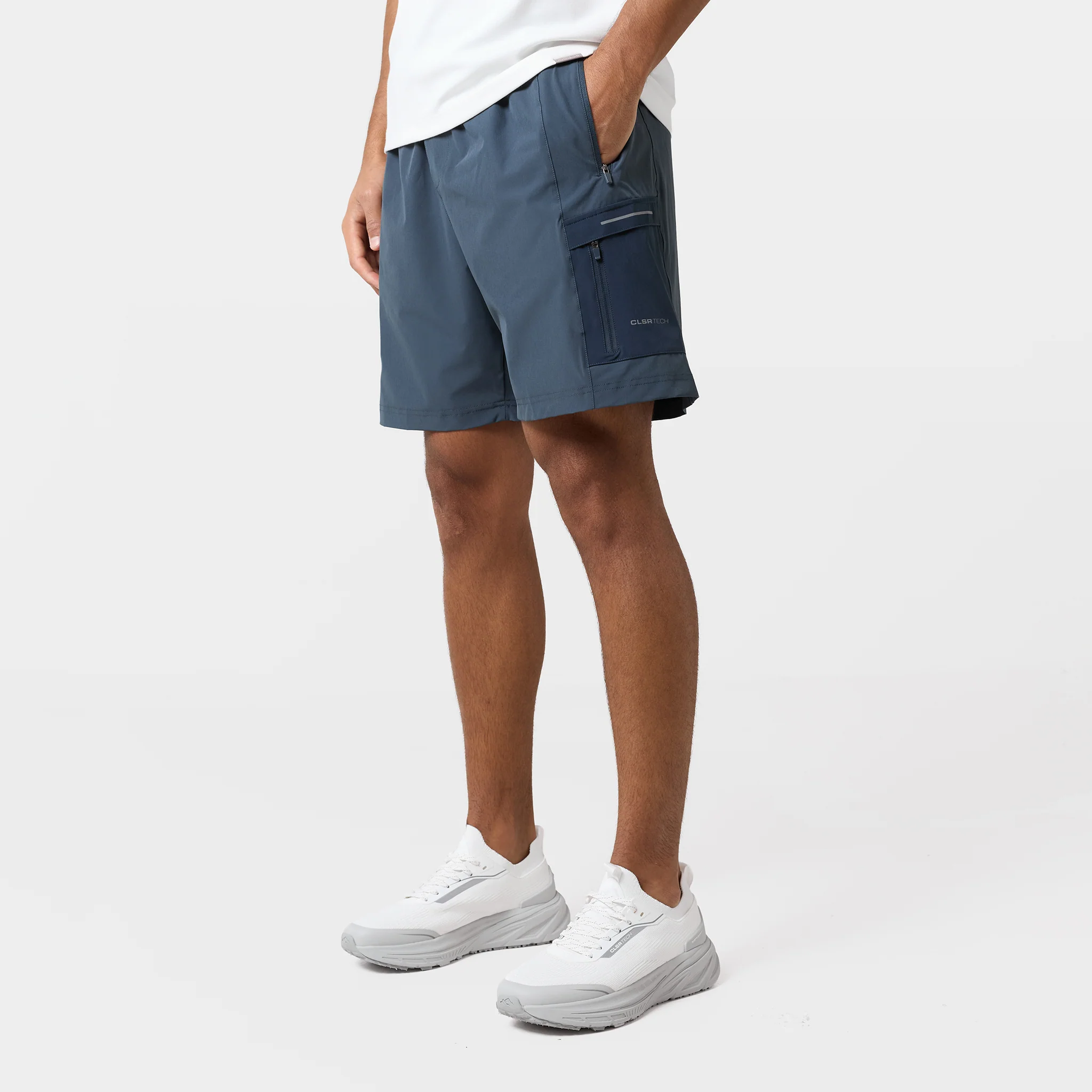 Contrast Tech Windbreaker Twinset | Navy/Blue - Image 6