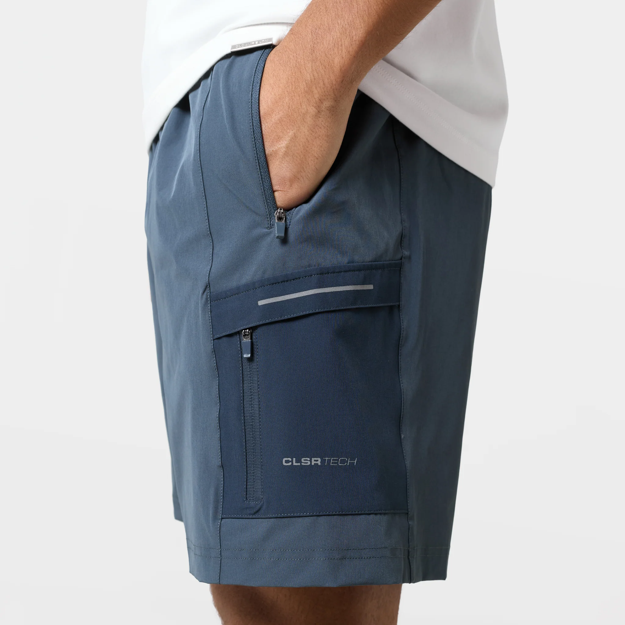 Contrast Tech Windbreaker Twinset | Navy/Blue - Image 7