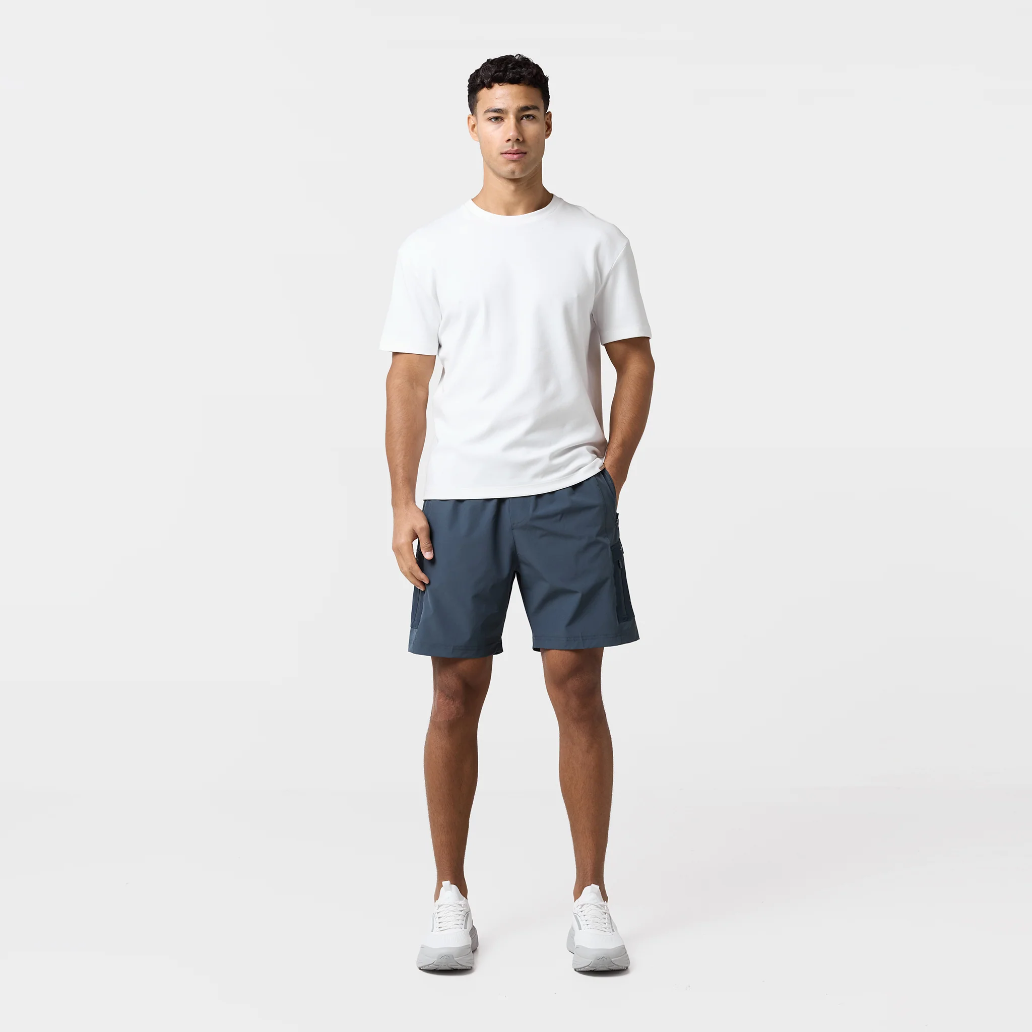 Contrast Tech Windbreaker Twinset | Navy/Blue - Image 9