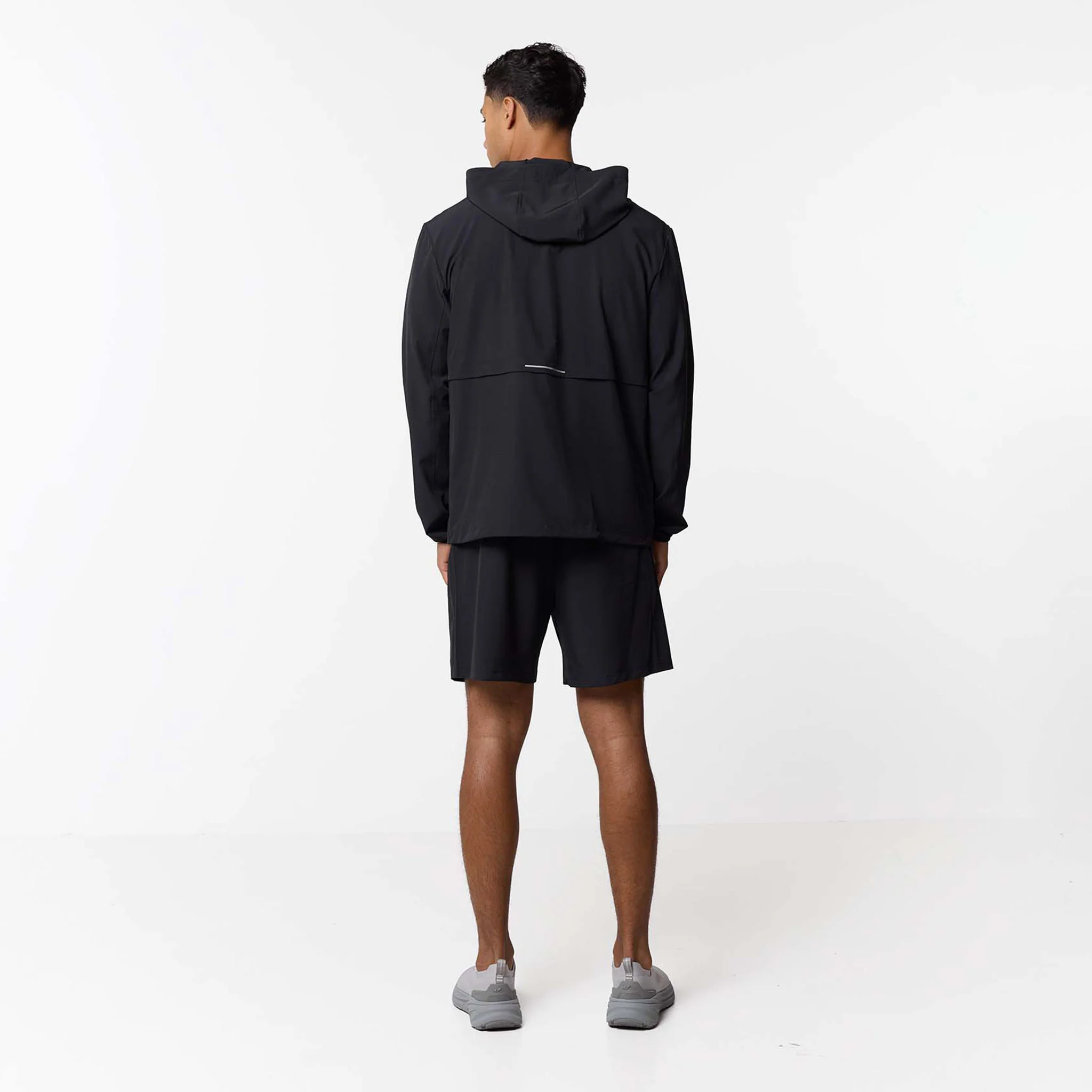Contrast Zip Tri Set | Black/Coral/Red - Image 15