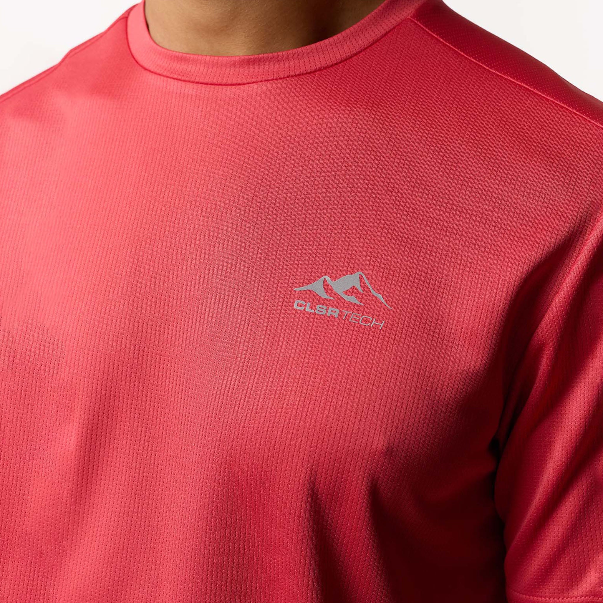 Contrast Zip Tri Set | Black/Coral/Red - Image 5