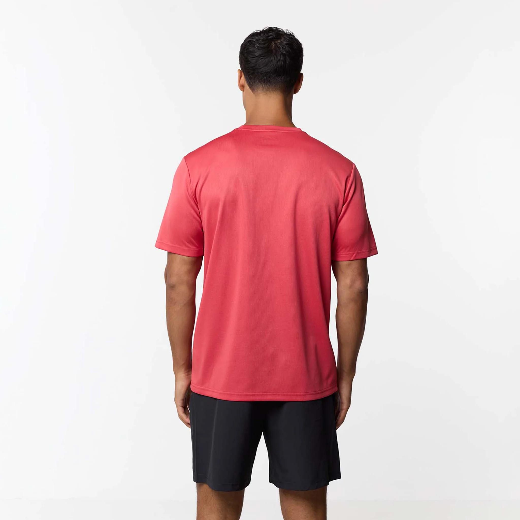 Contrast Zip Tri Set | Black/Coral/Red - Image 6