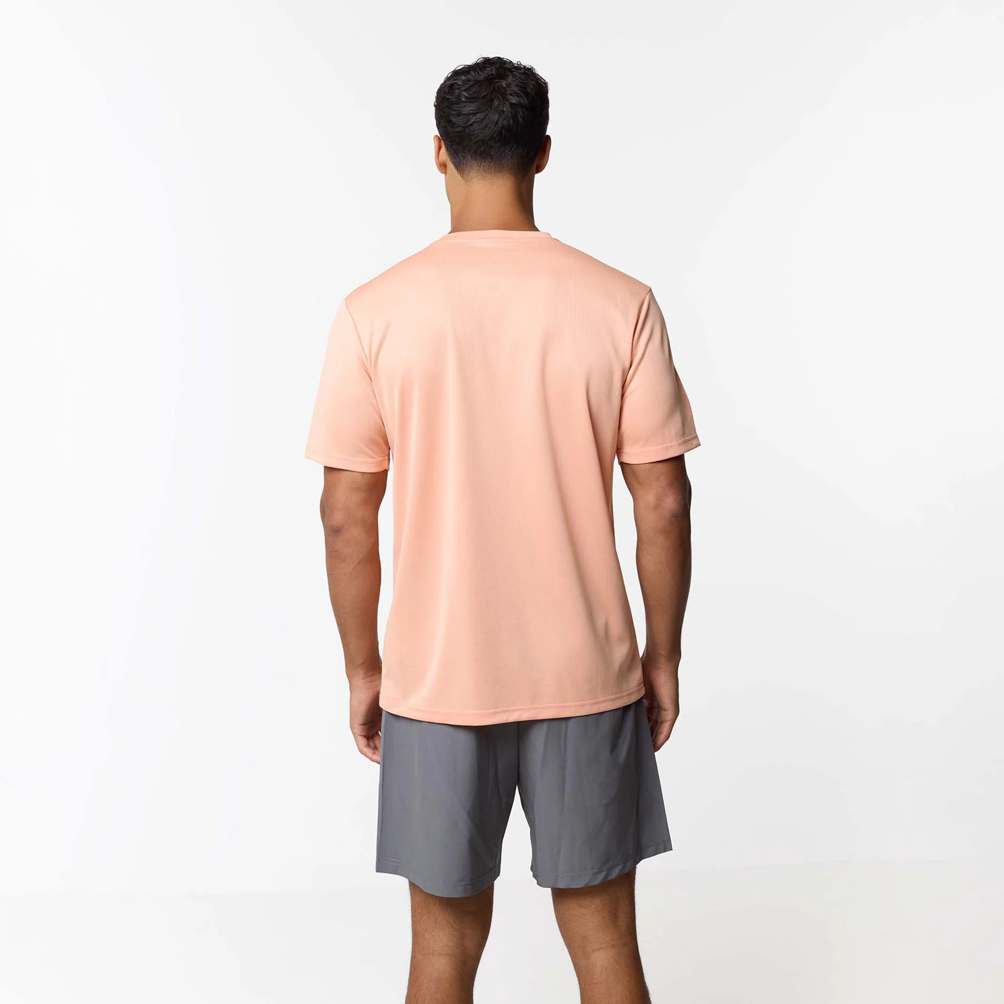 Contrast Zip Tri Set | Charcoal/Peach - Image 13