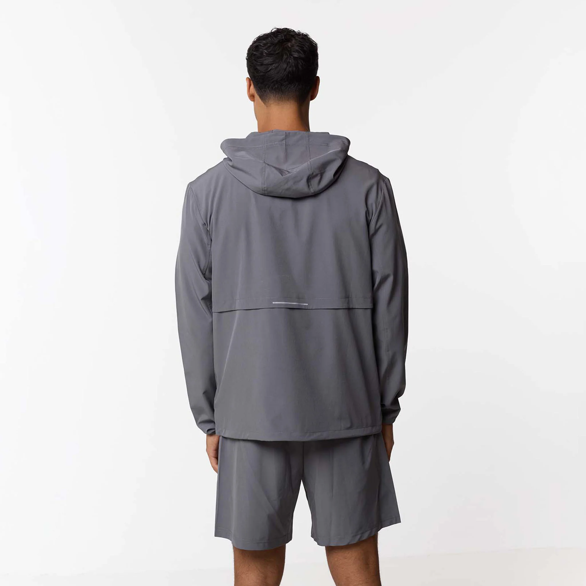 Contrast Zip Tri Set | Charcoal/Peach - Image 14