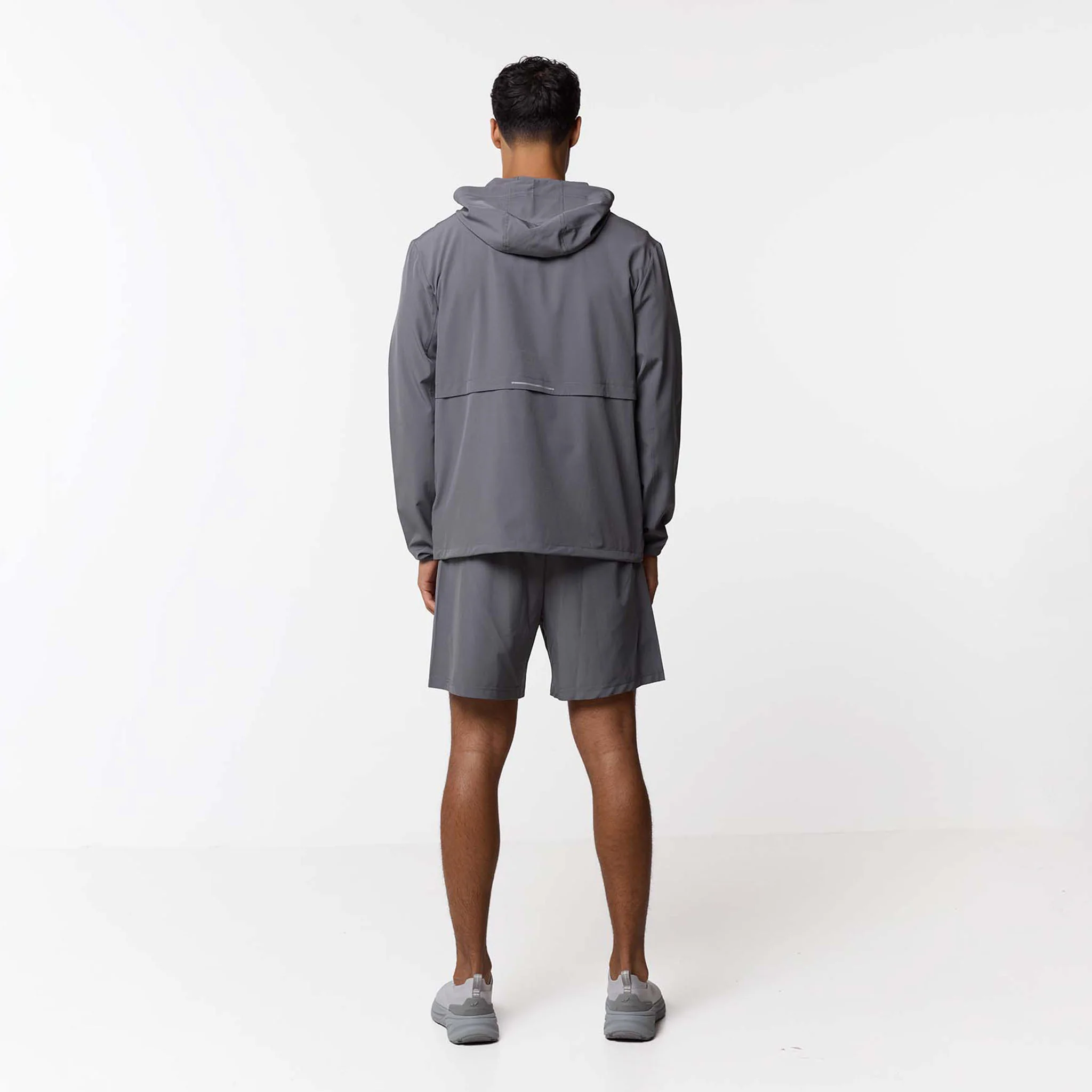 Contrast Zip Tri Set | Charcoal/Peach - Image 15