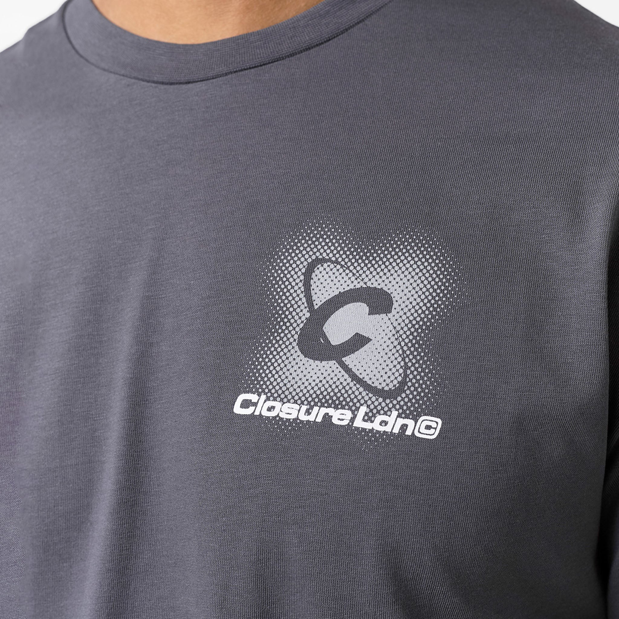 Copyright Bitmap T-Shirt | Charcoal - Image 4