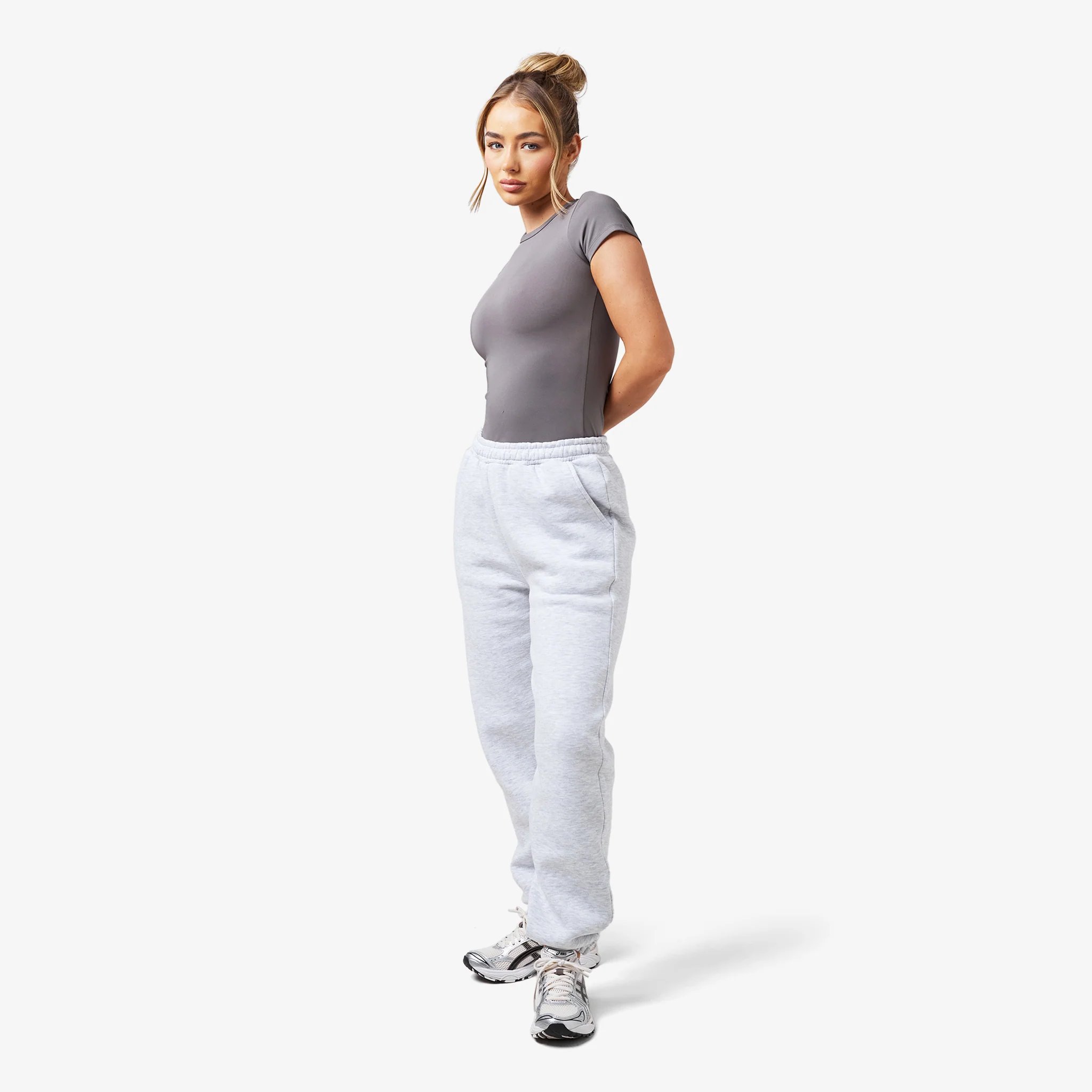 Core Cuffed Jogger | Grey Marl - Image 6