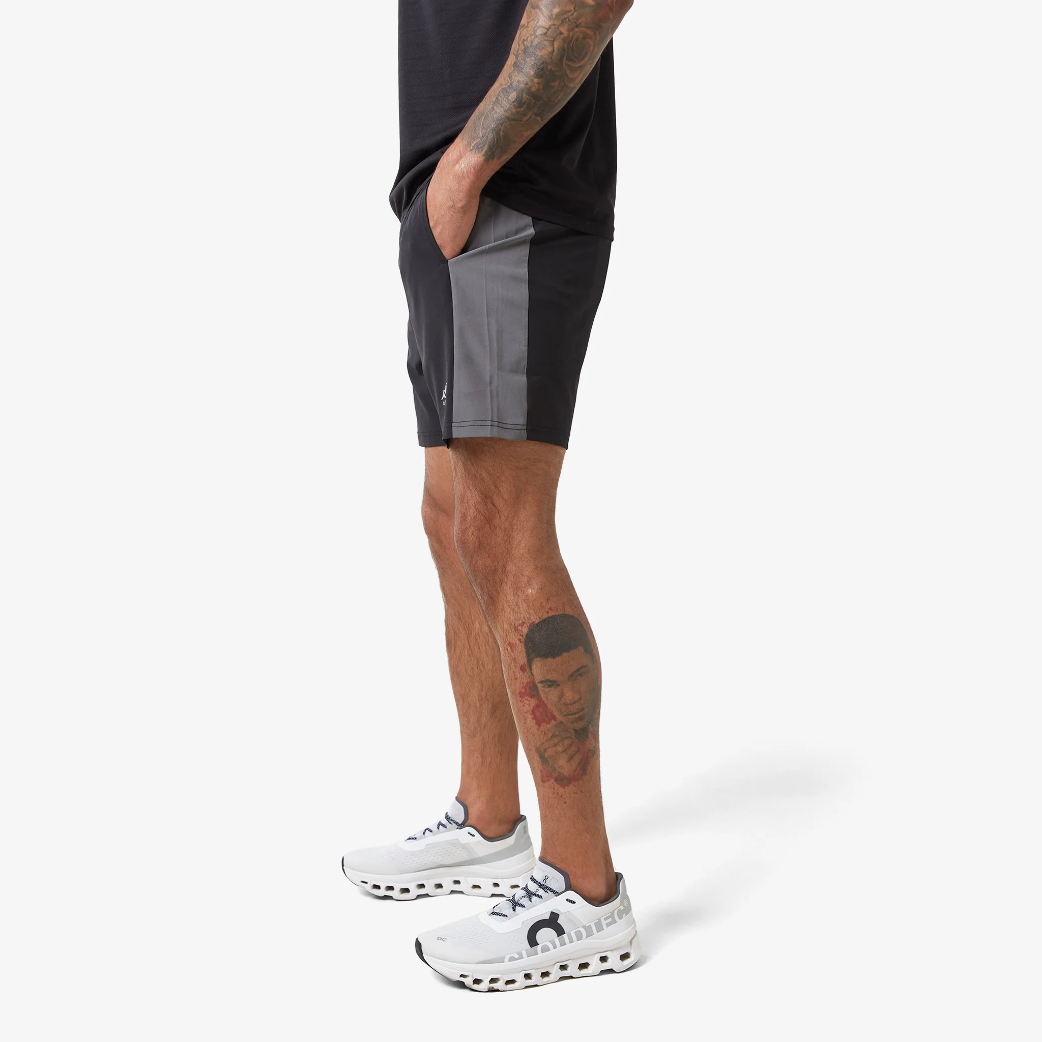 Core Cut & Sew Short | Black/Grey - Image 5
