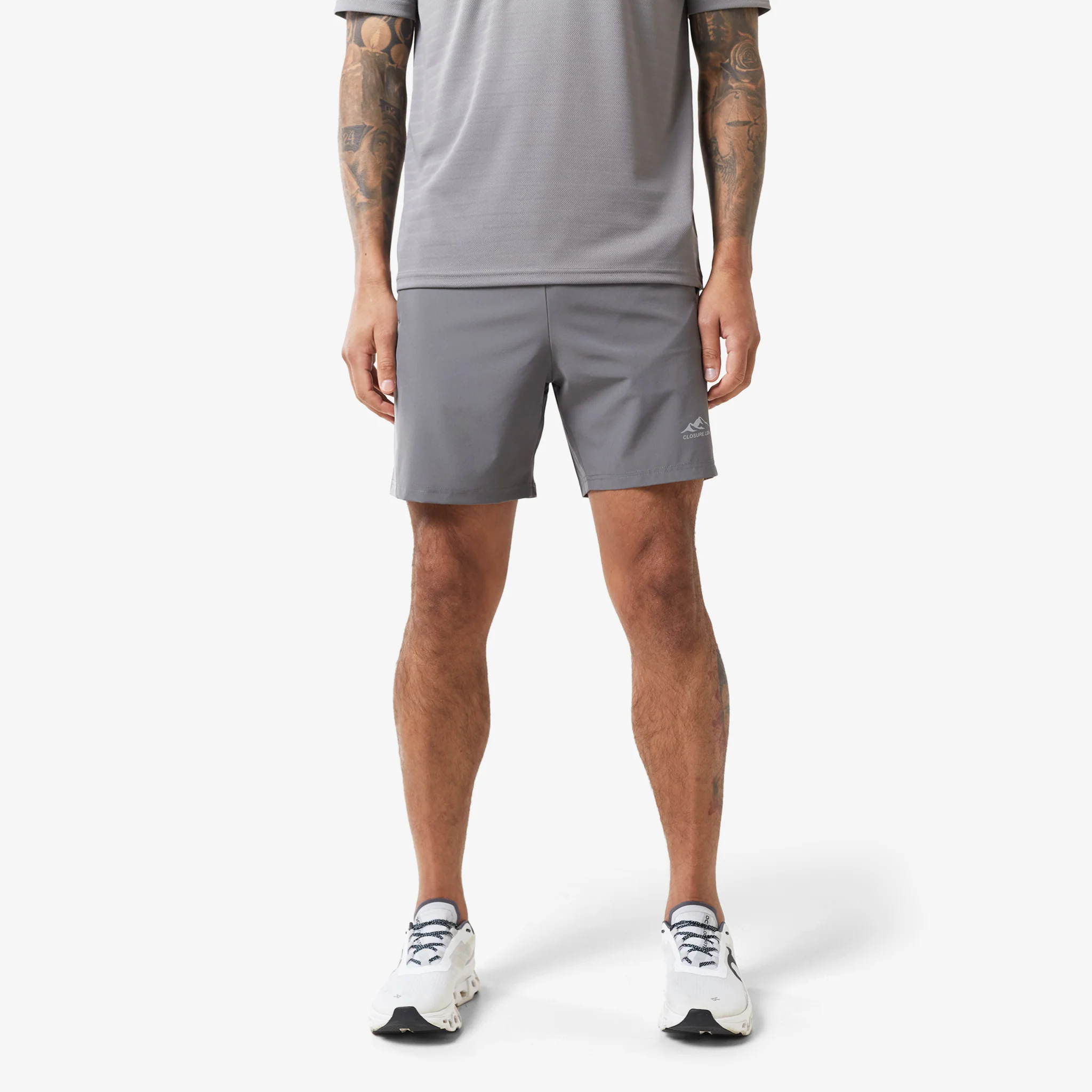 Core Cut & Sew Short | Charcoal/Grey - Image 4