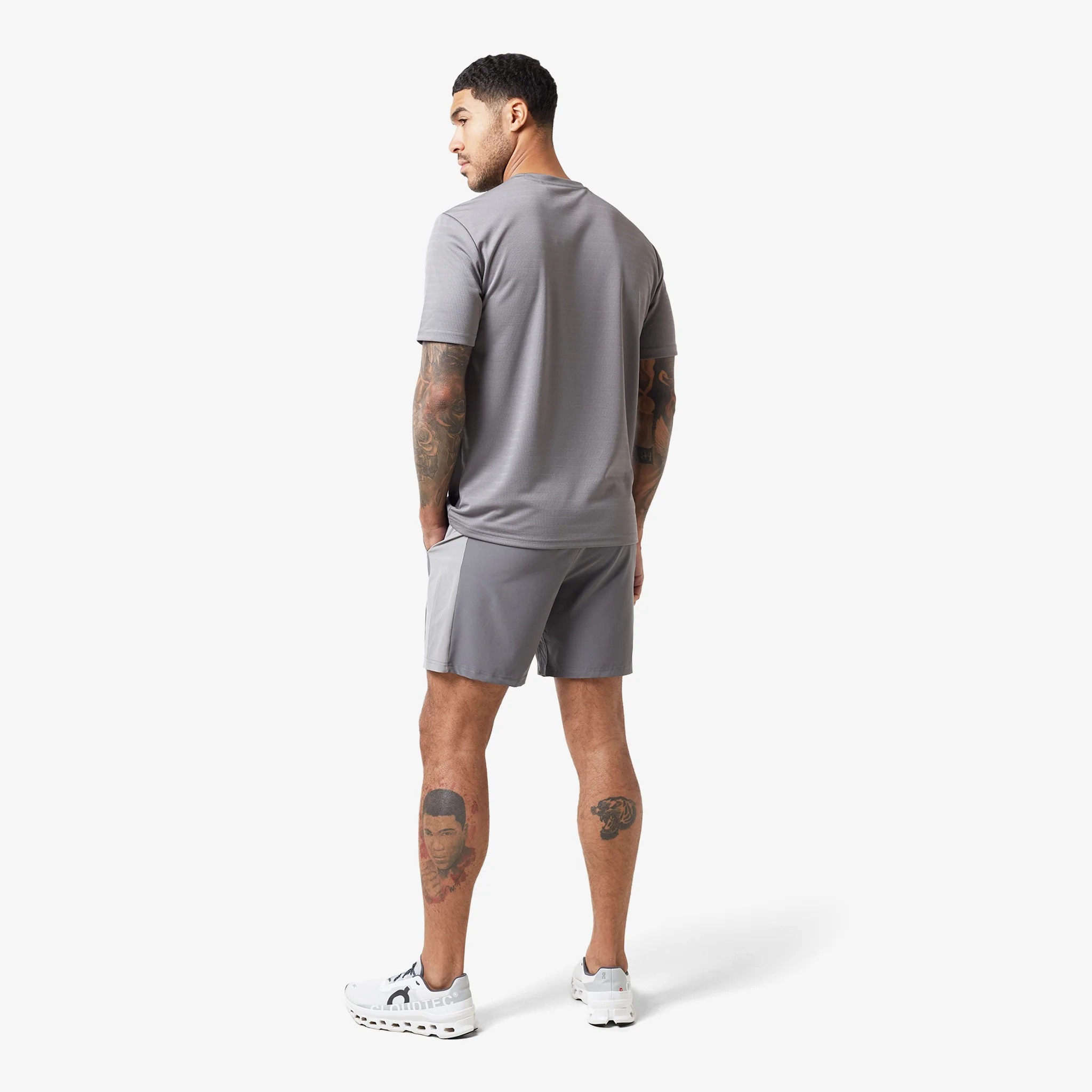 Core Cut & Sew Short | Charcoal/Grey - Image 5