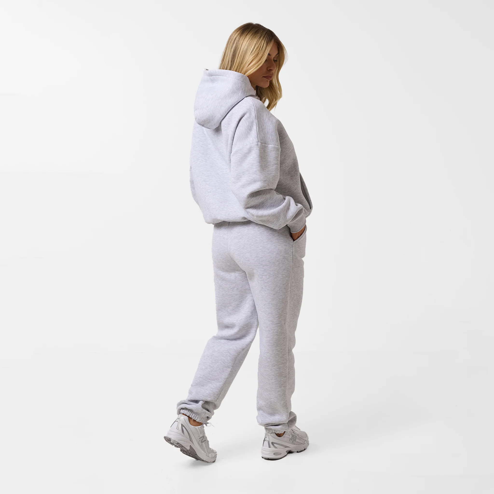 Core Logo Cuffed Jogger | Grey Marl - Image 5