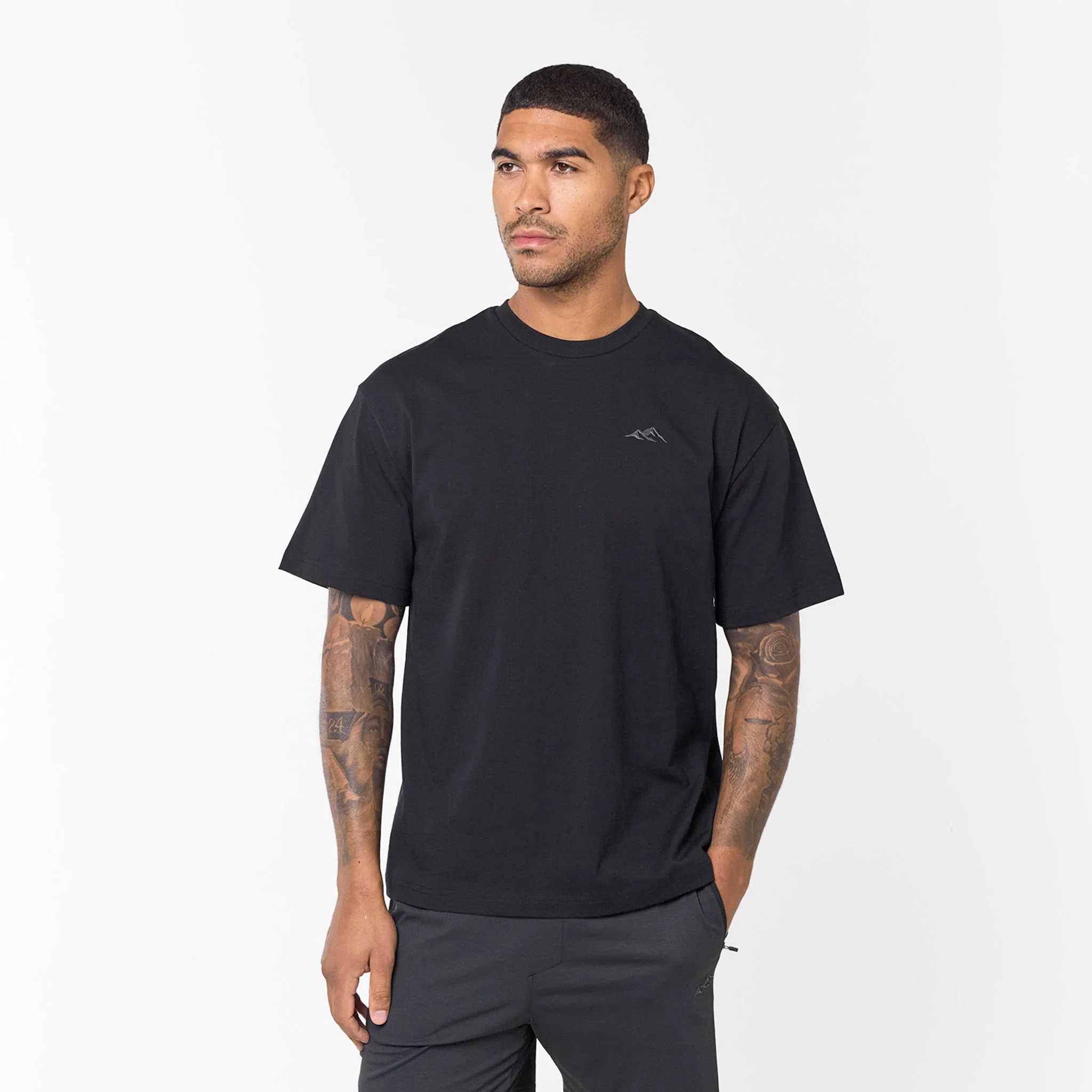 Core Mountain T-Shirt | Black - Image 3