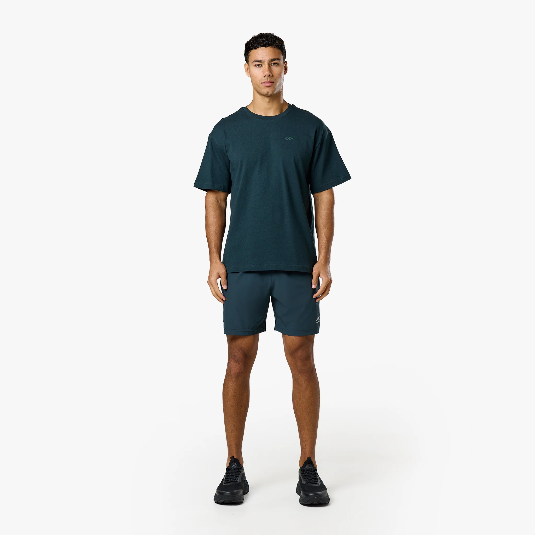 Core Mountain T-Shirt | Dark Teal - Image 3