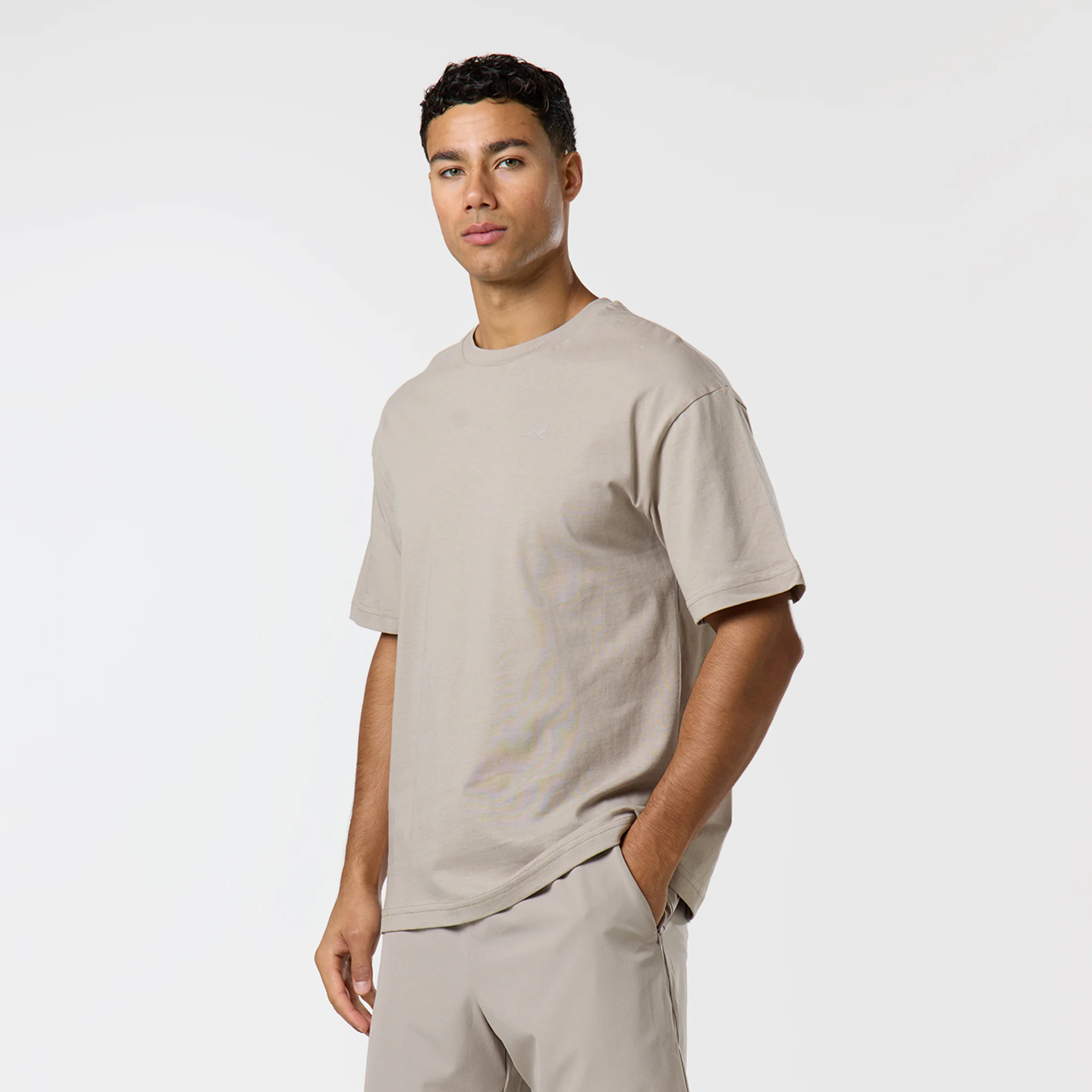 Core Mountain T-Shirt | Stone - Image 4