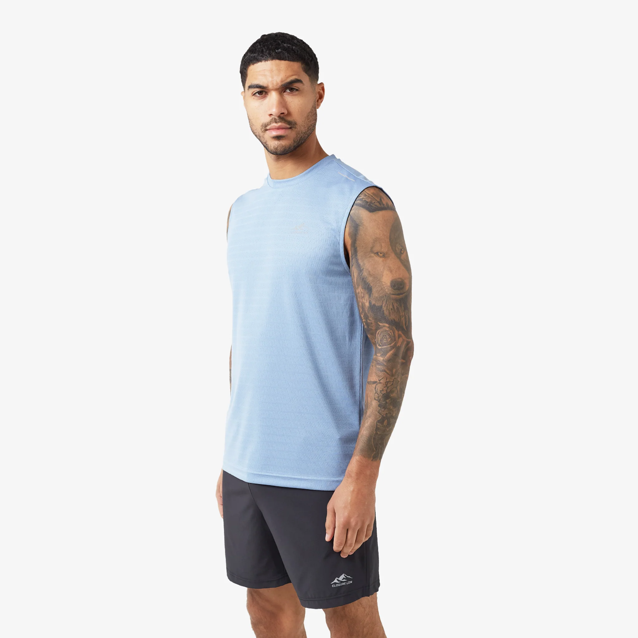 Core Performance Vest | Dusty Blue