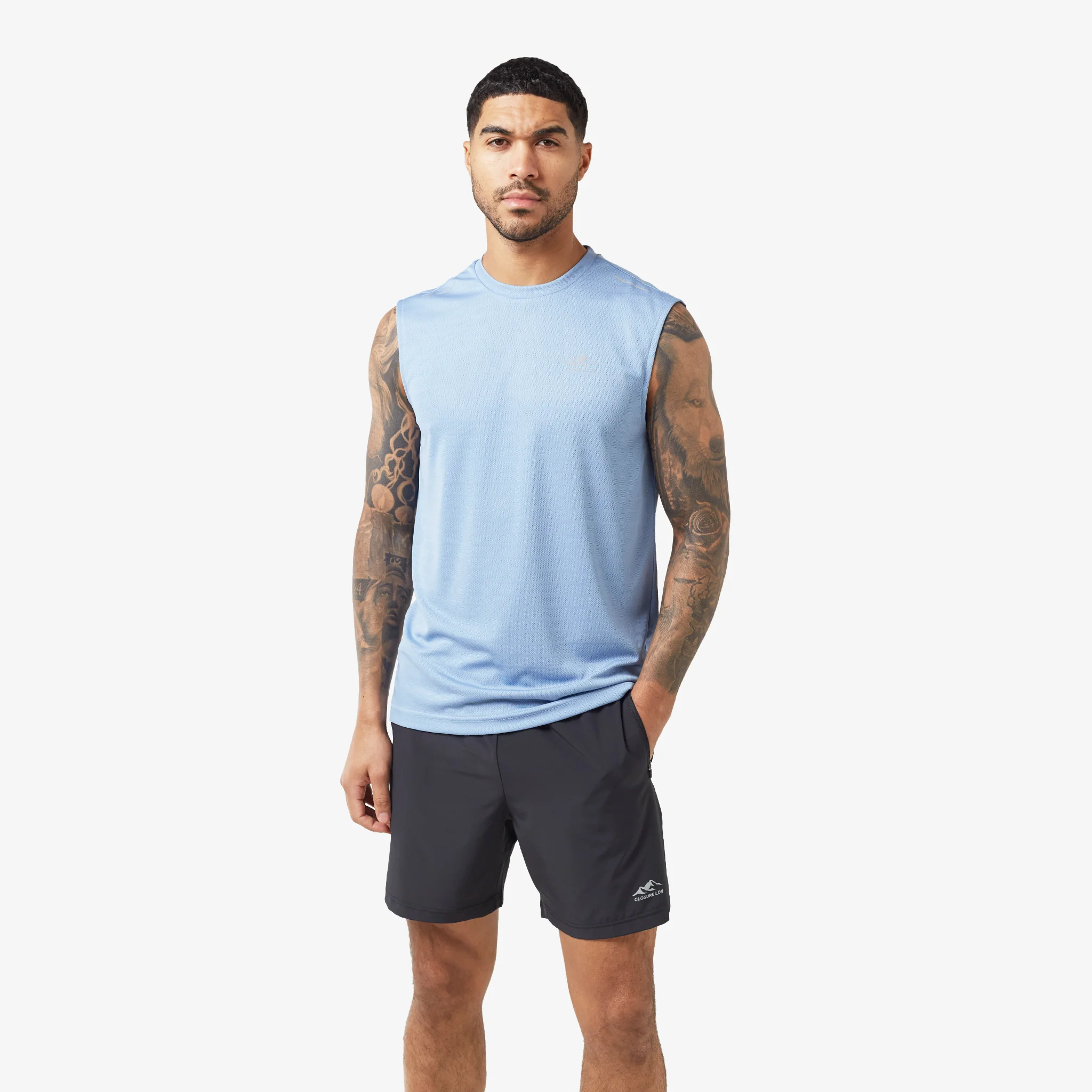 Core Performance Vest | Dusty Blue - Image 3