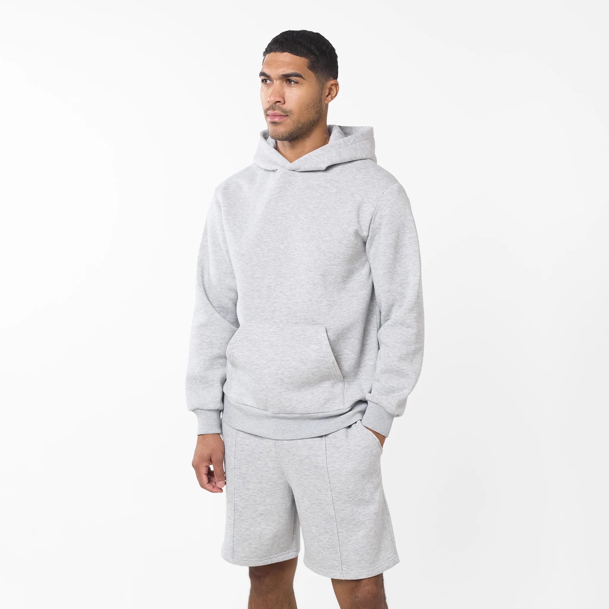 Pleated Core Short | Grey Marl - Image 3