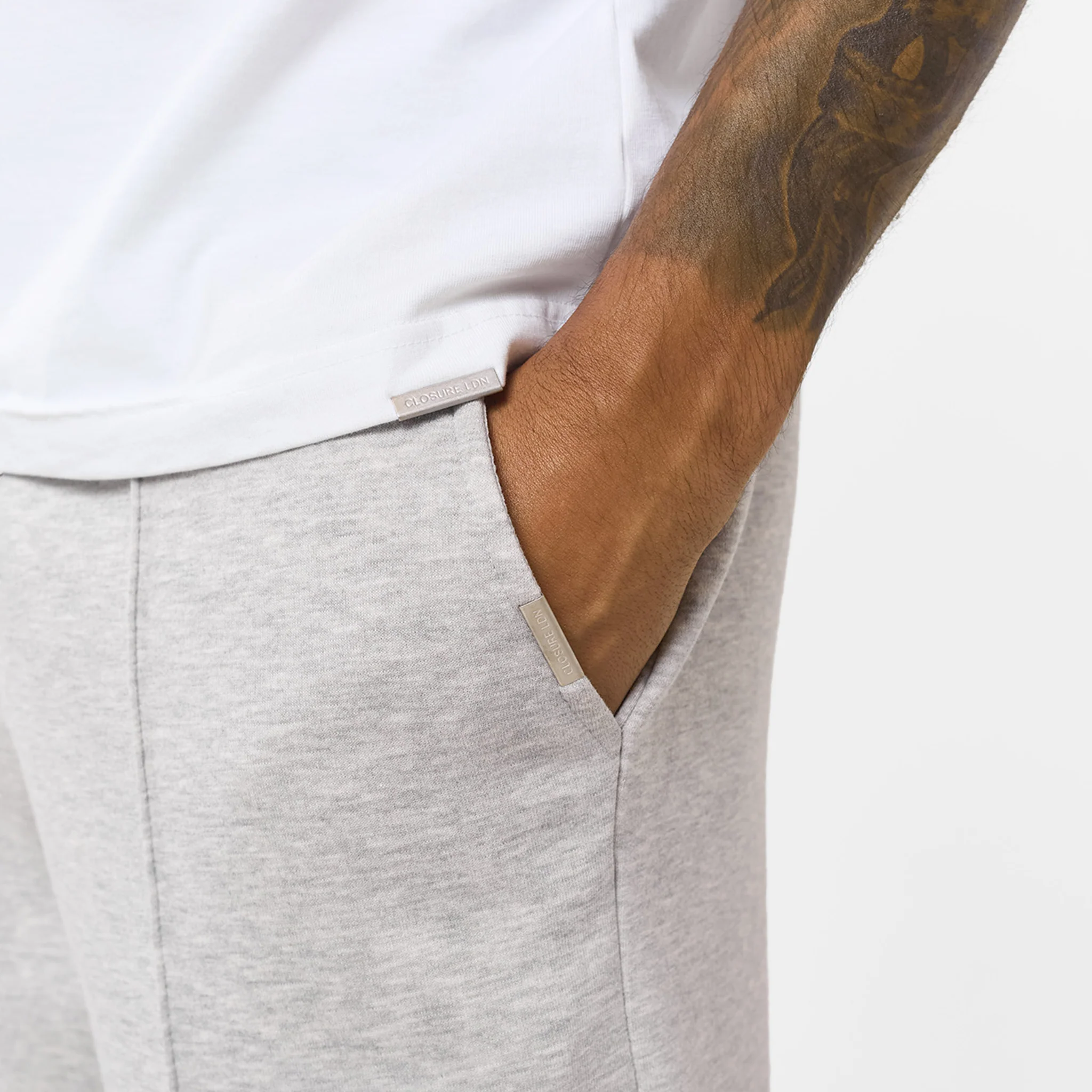 Pleated Core Short | Grey Marl - Image 6