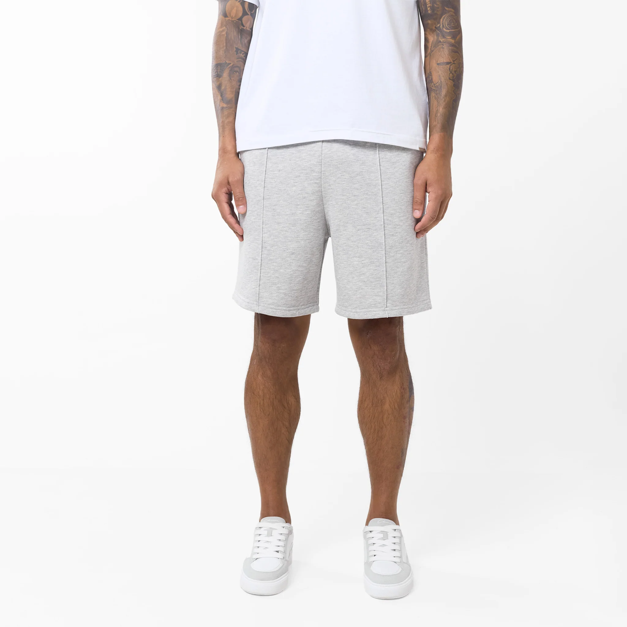 Pleated Core Short | Grey Marl - Image 8
