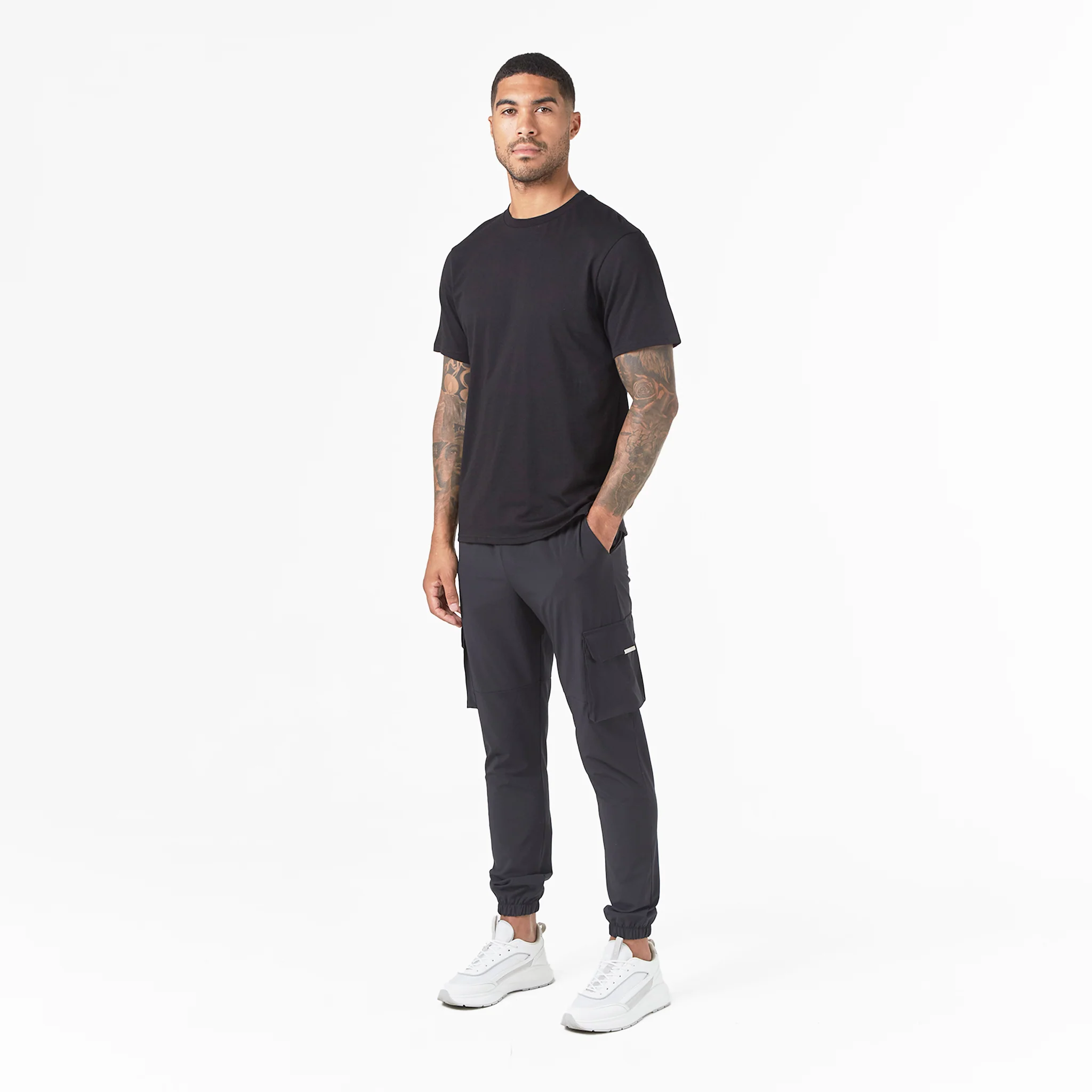 2-Pack Core Relaxed Fit T-Shirt | Black/Grey - Image 5