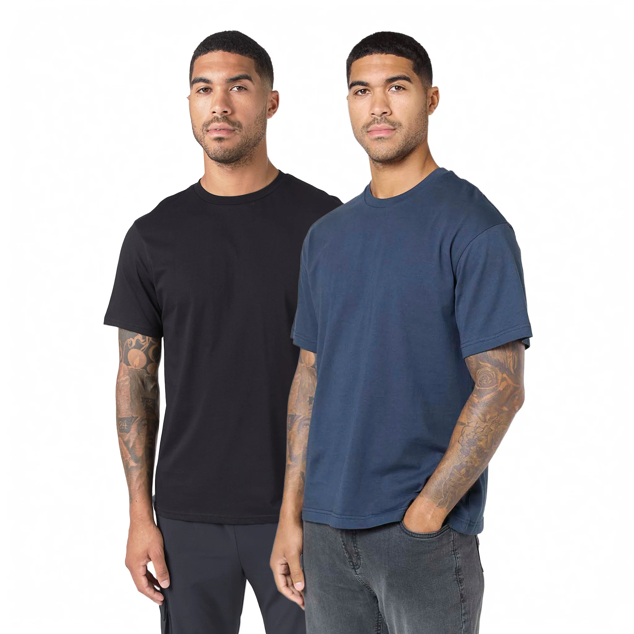 2-Pack Core Relaxed Fit T-Shirt | Black/Navy
