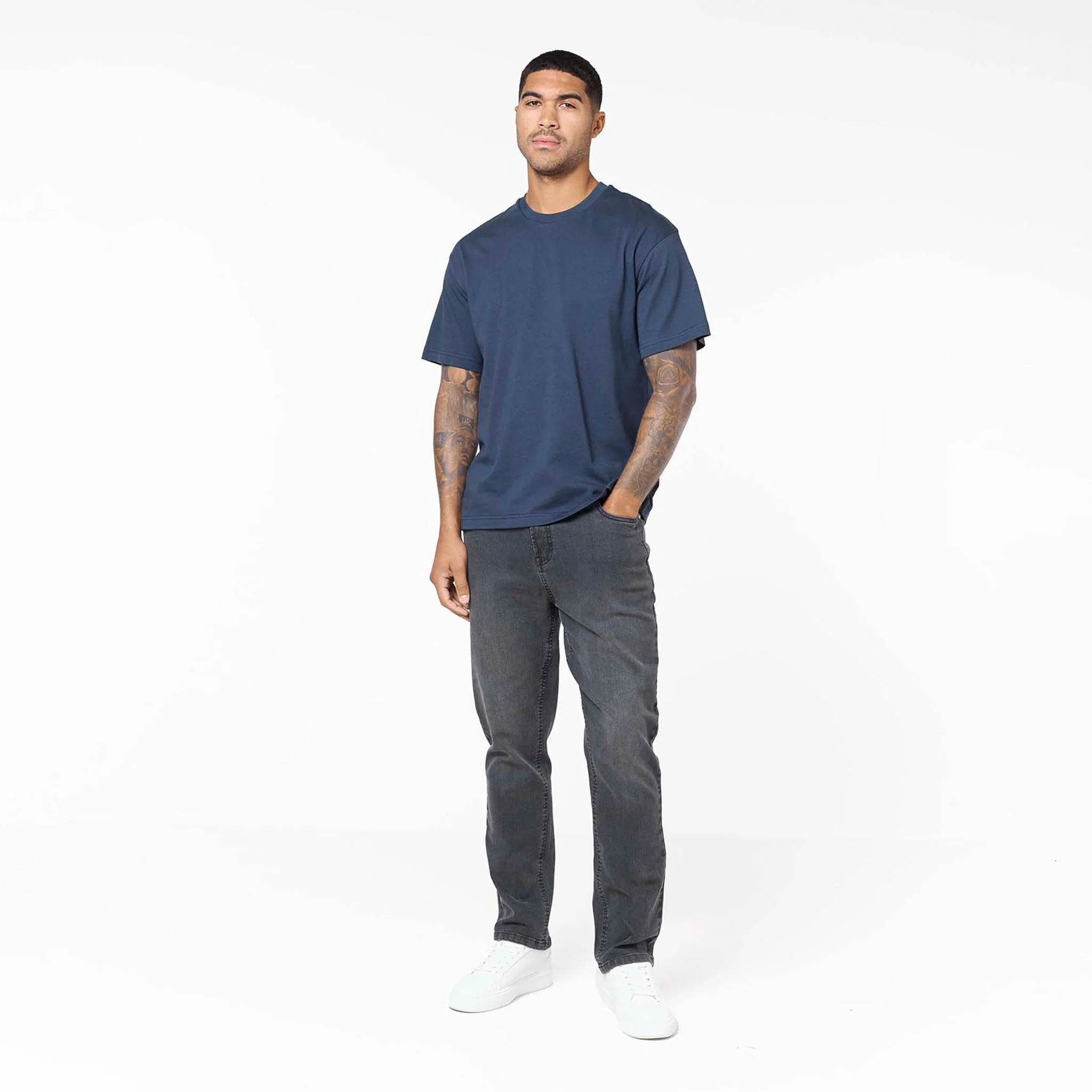 2-Pack Core Relaxed Fit T-Shirt | Black/Navy - Image 8