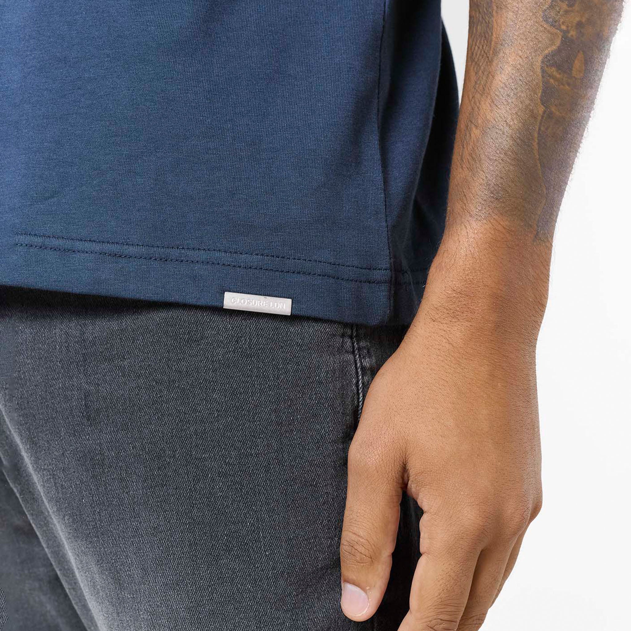 2-Pack Core Relaxed Fit T-Shirt | Black/Navy - Image 9