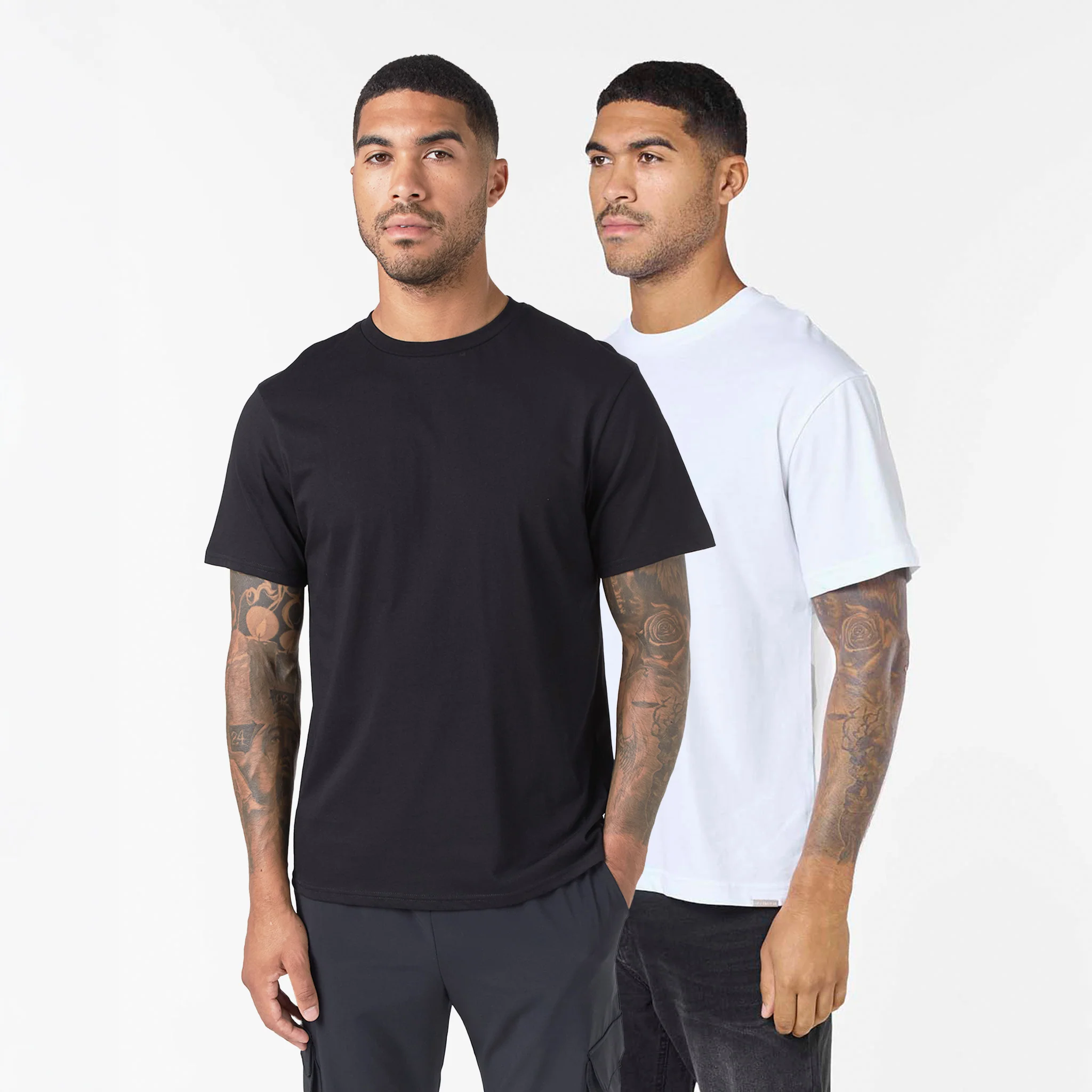 2-Pack Core Relaxed Fit T-Shirt | Black/White
